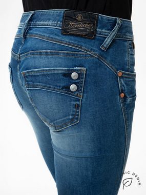 Herrlicher Stretch-Jeans PIPER SLIM JEANS Fit: Superslim, Niedrige Leibhöhe, Größe in Länge/Weite angezeigt