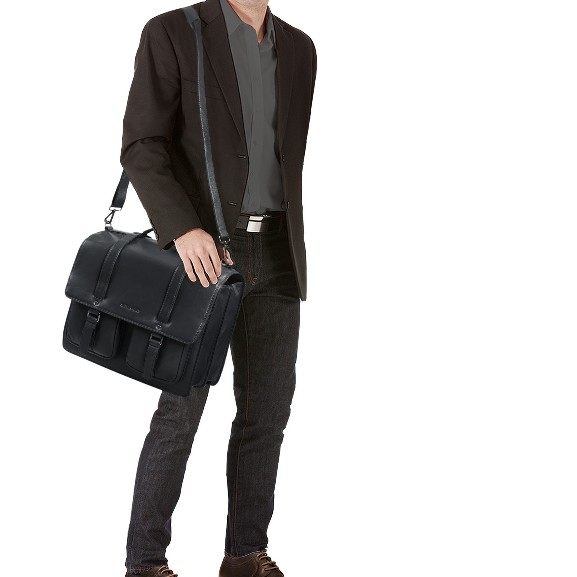 STILORD Aktentasche "Fernando" Ledertasche Aktentasche Vintage