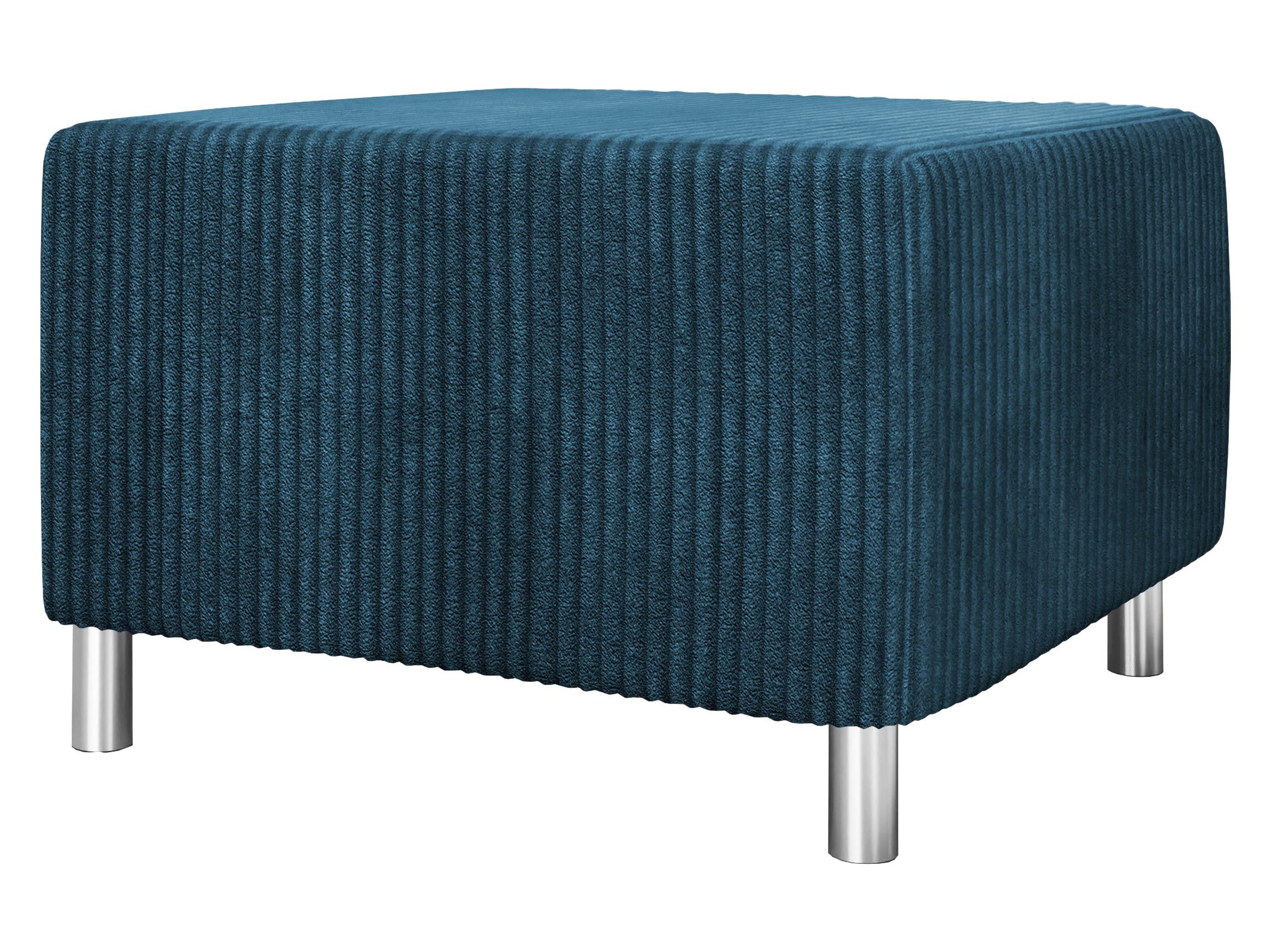 MIRJAN24 Polsterhocker Dover Cord, 65x56x42 cm