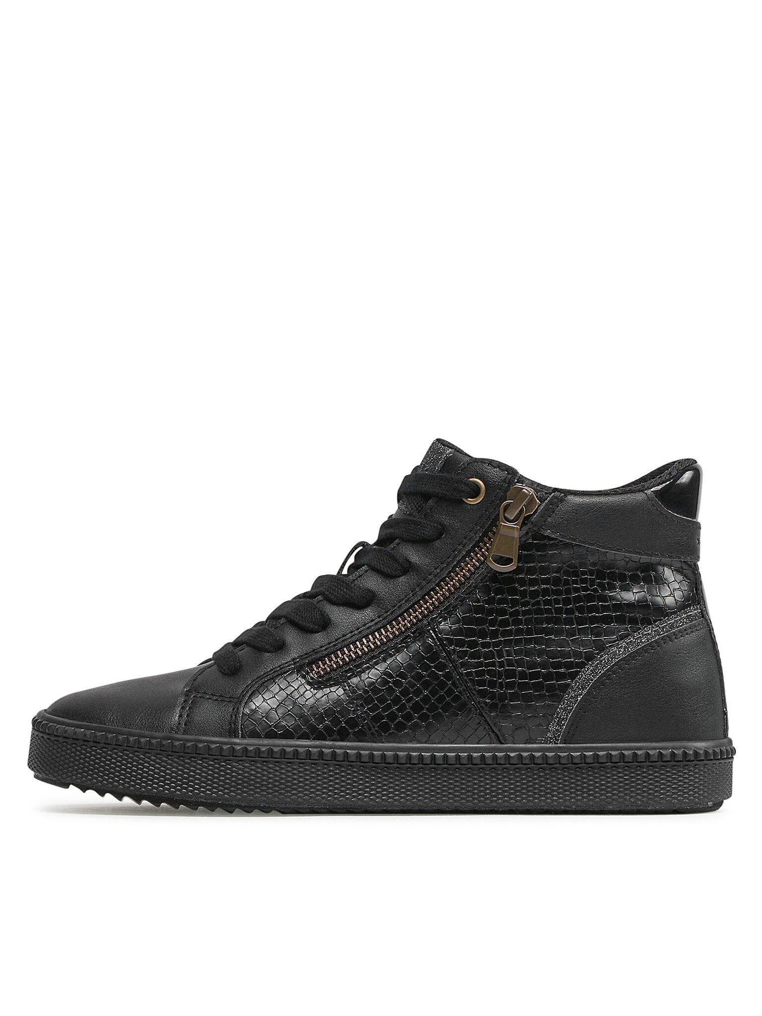 Geox Damen Sneakers GEOX-D BLOMIEE D166HB 00454 C9999 Schwarz Sneaker