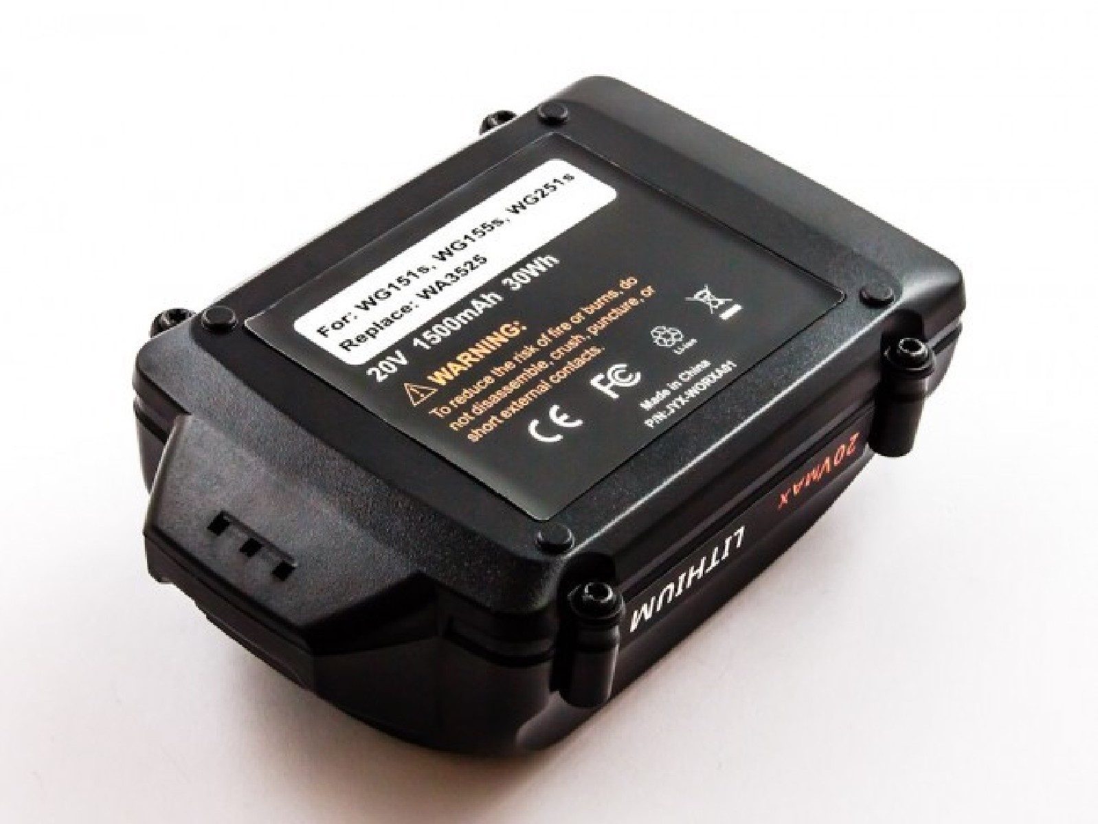 AGI Akku kompatibel mit Worx WA3520 Akku Akku