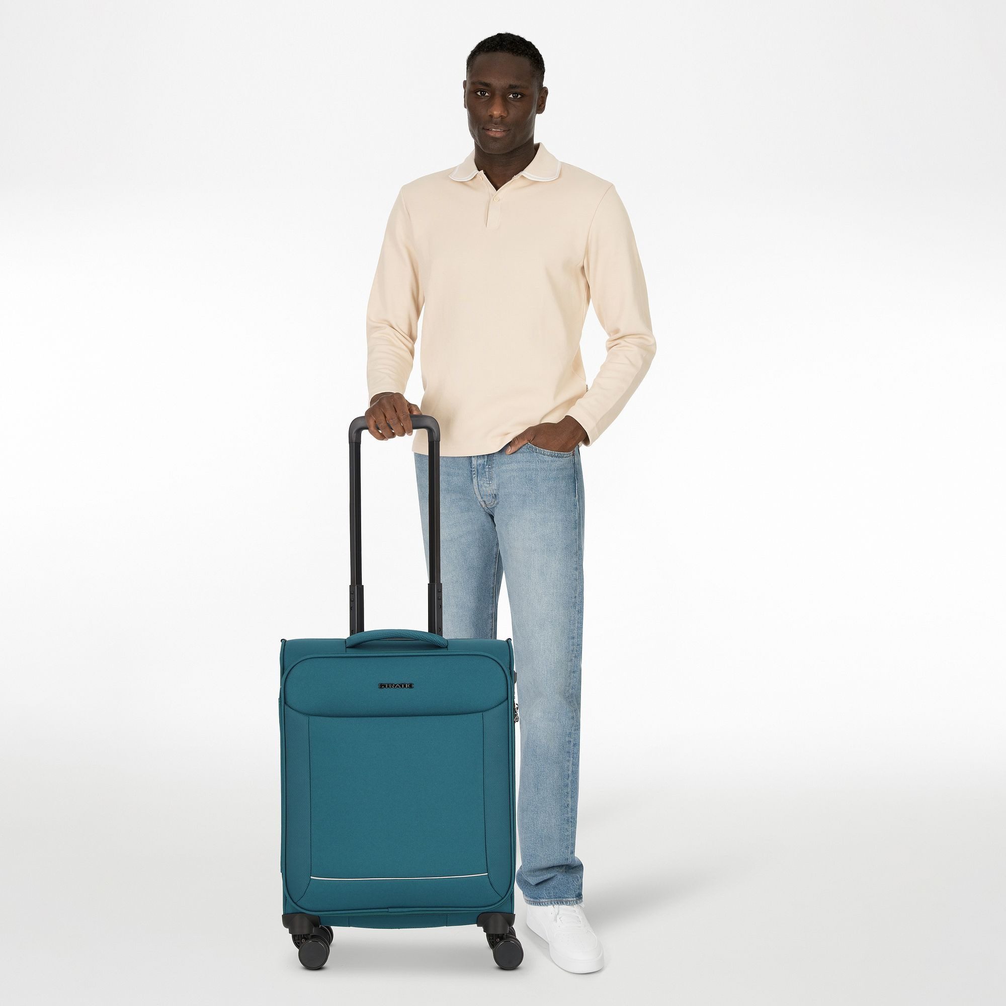 Stratic Handgepäck-Trolley Fresh, 4 Rollen, Polyester