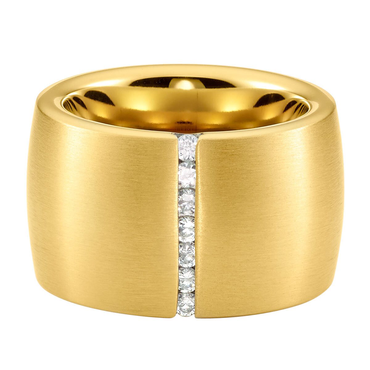 Heideman Fingerring Lines goldfarben (Ring, 1-tlg., inkl. Geschenkverpackun günstig online kaufen