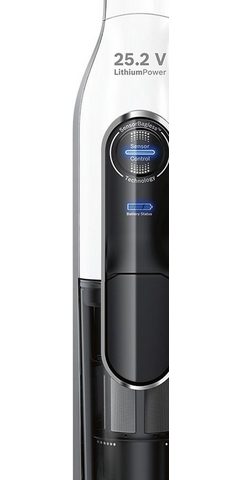 BOSCH Belaidis dulkių siurblys Athlet BCH6ATH25 25.2 V atskirai Higieninis filtras Turbo-Stufe beutellos alle Bodenarten aukštis Saugkraft iki 60 min Laufzeit weiß