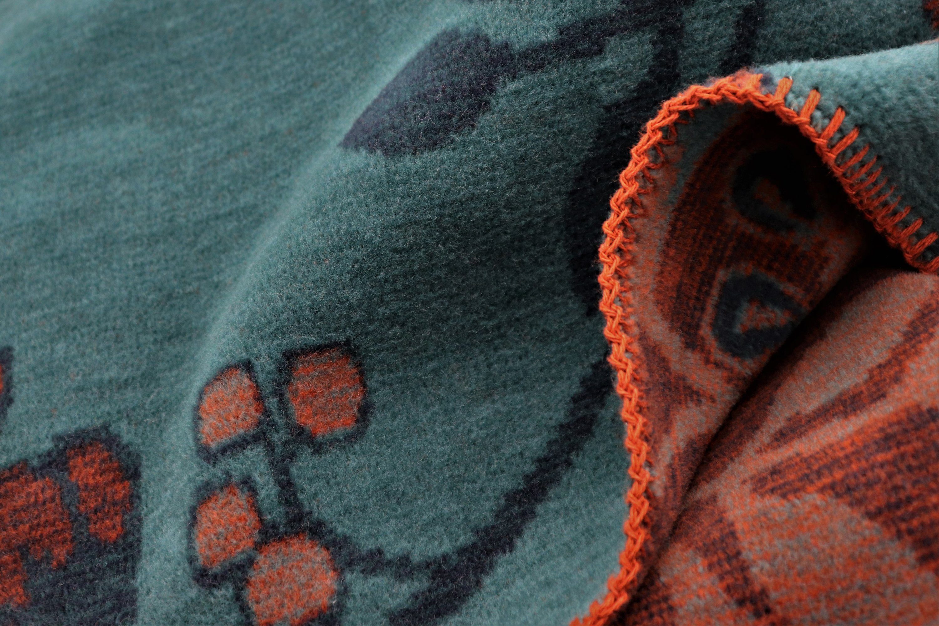 Wohndecke Oriental Flowers, florale Sofadecke in 150x200, Decke aus Baumwoll-Mix, Biederlack, Made in Germany, orientalisches Muster