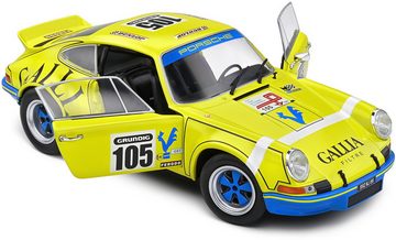 Solido Modellauto Solido Modellauto Maßstab 1:18 Porsche 911 RSR #105 gelb 1973 S1801118, Maßstab 1:18