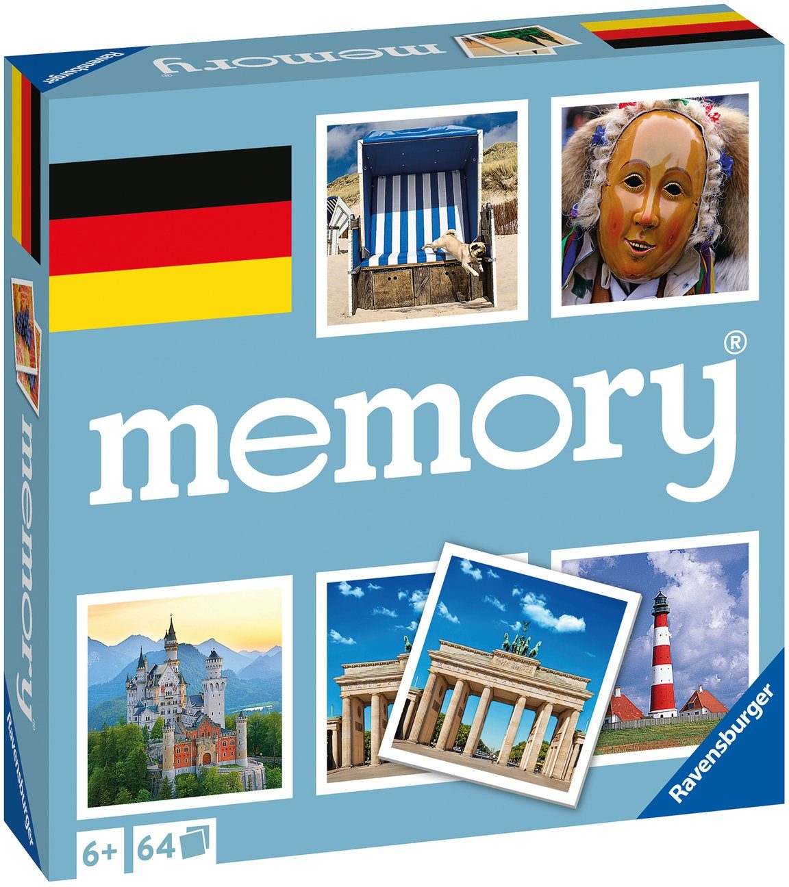 Ravensburger Spiel Deutschland memory®, Merkspiel, Made in Europe