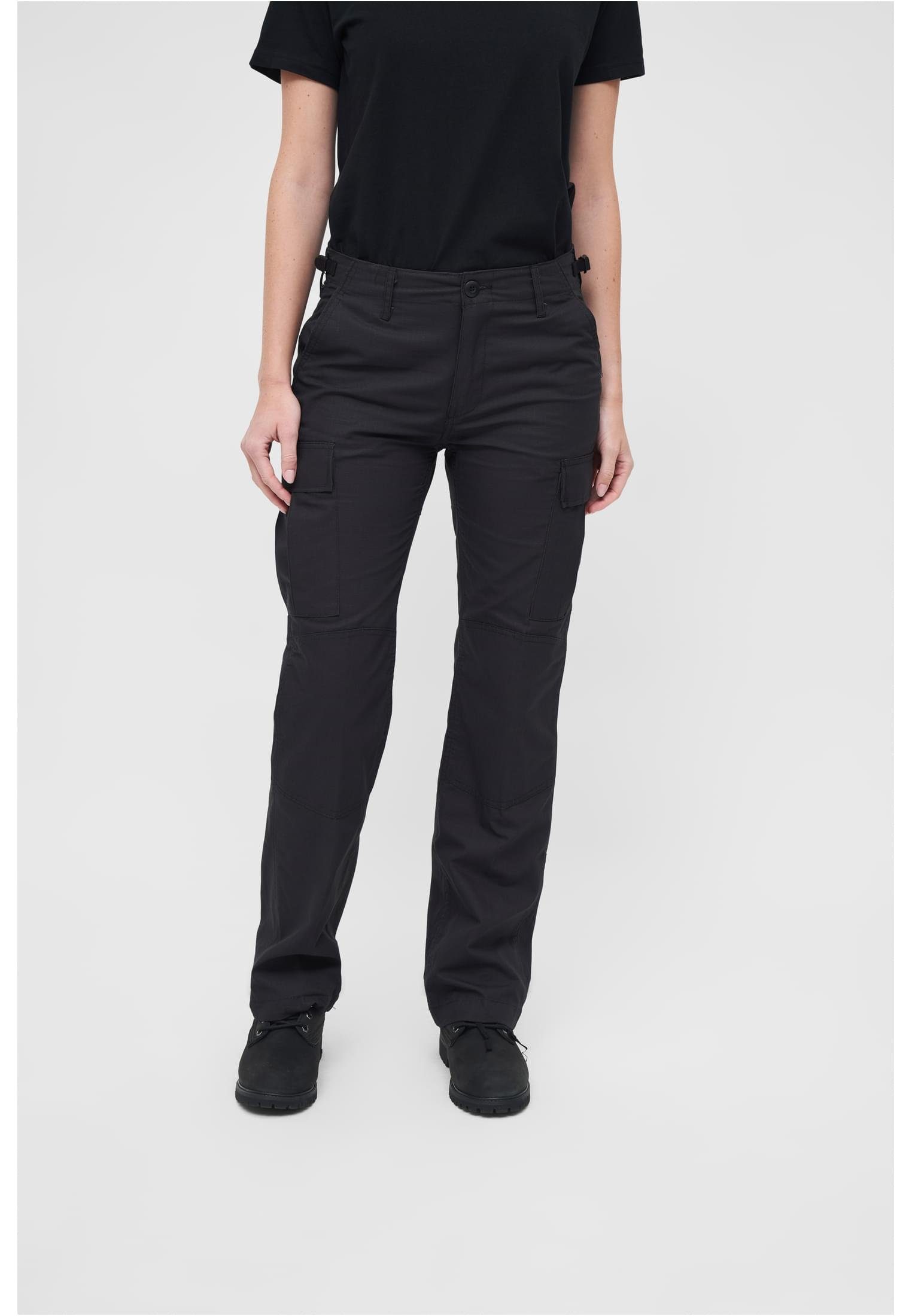 Damen Ladies BDU Trouser black Ripstop Cargohose (1-tlg) Brandit