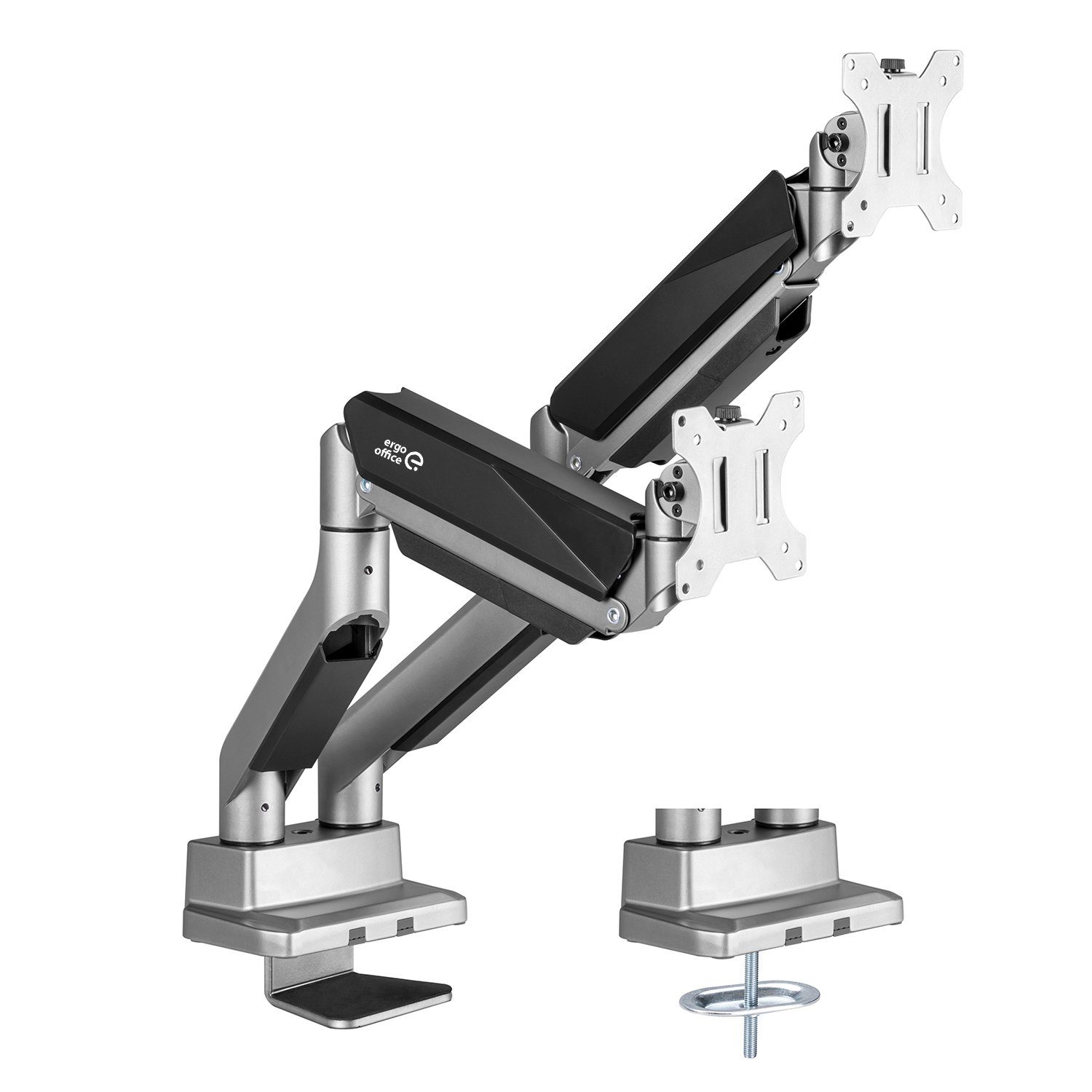 Ergo Office Monitor-Halterung ER-446, (bis 35,00 Zoll, Full-Motion-Einstellungmöglichkeiten, Gasfeder-System, Kabelmanagement)