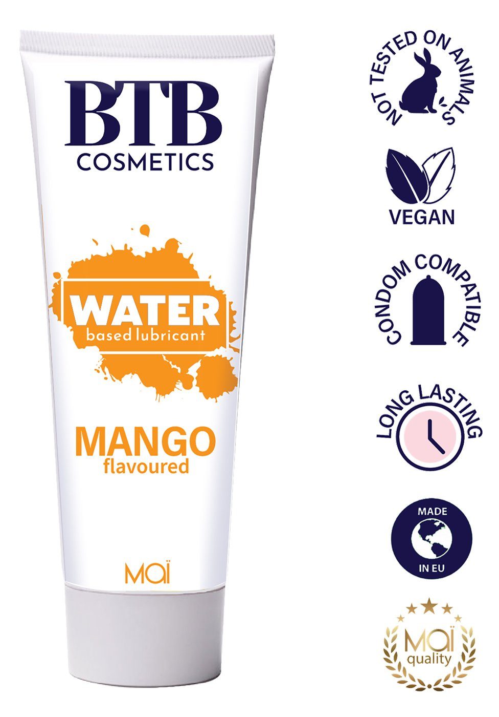 BTB Cosmetics Gleitgel Gleitgel - Wasserbasis Mango auf