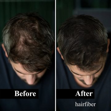 Leon Miguel Haarpuder Hairfiber Streuhaar, perfekter Halt, für Männer & Frauen, lange Haltbarkeit