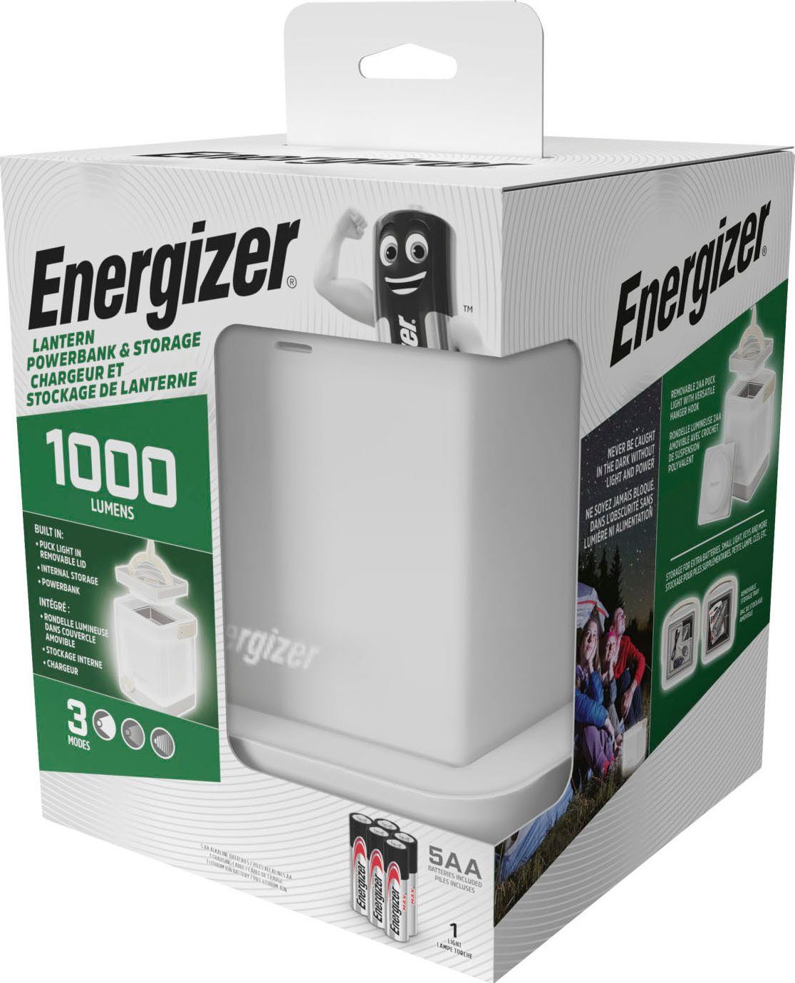 Energizer Taschenlampe Hybrid Power Light Cube