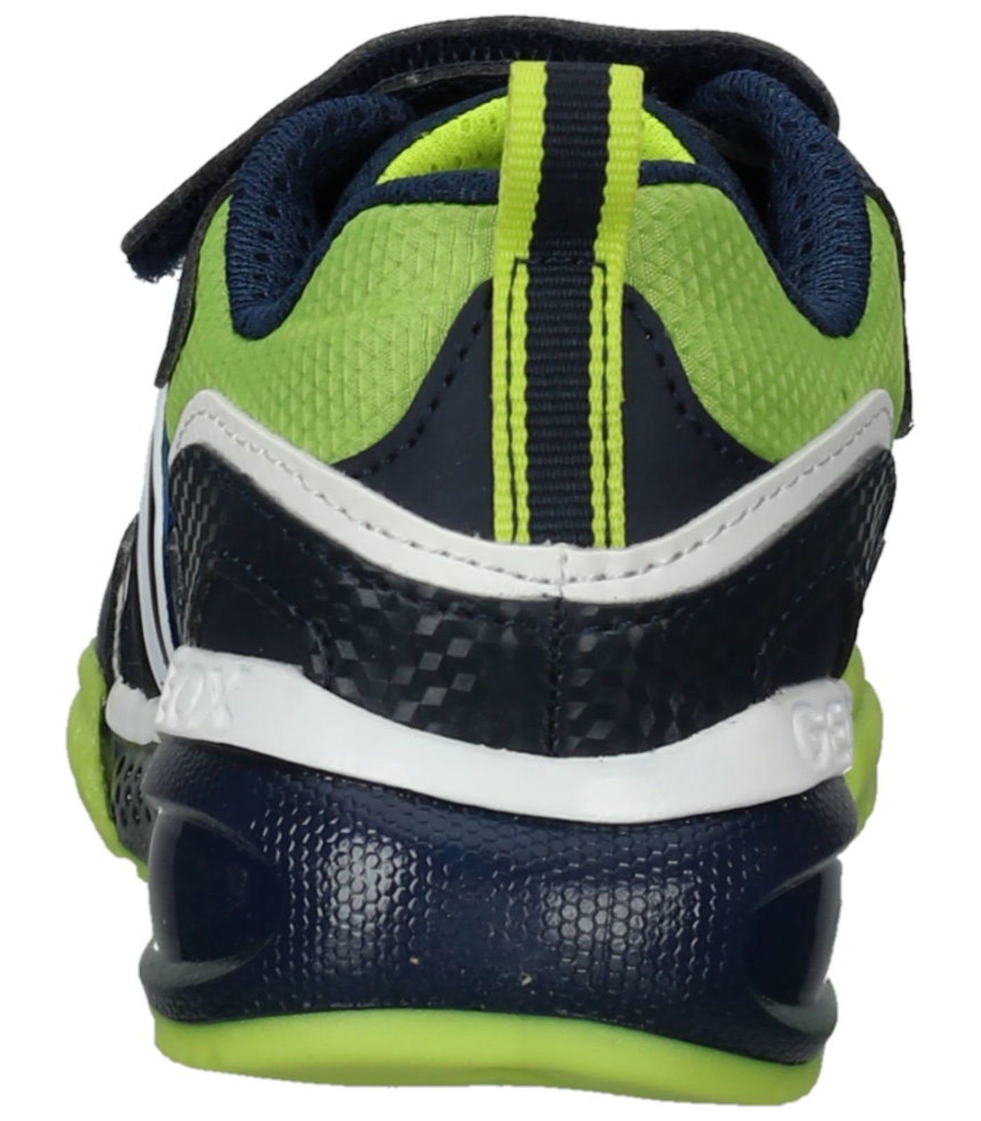Geox Sneaker Lederimitat/Textil Sneaker Navy Lime