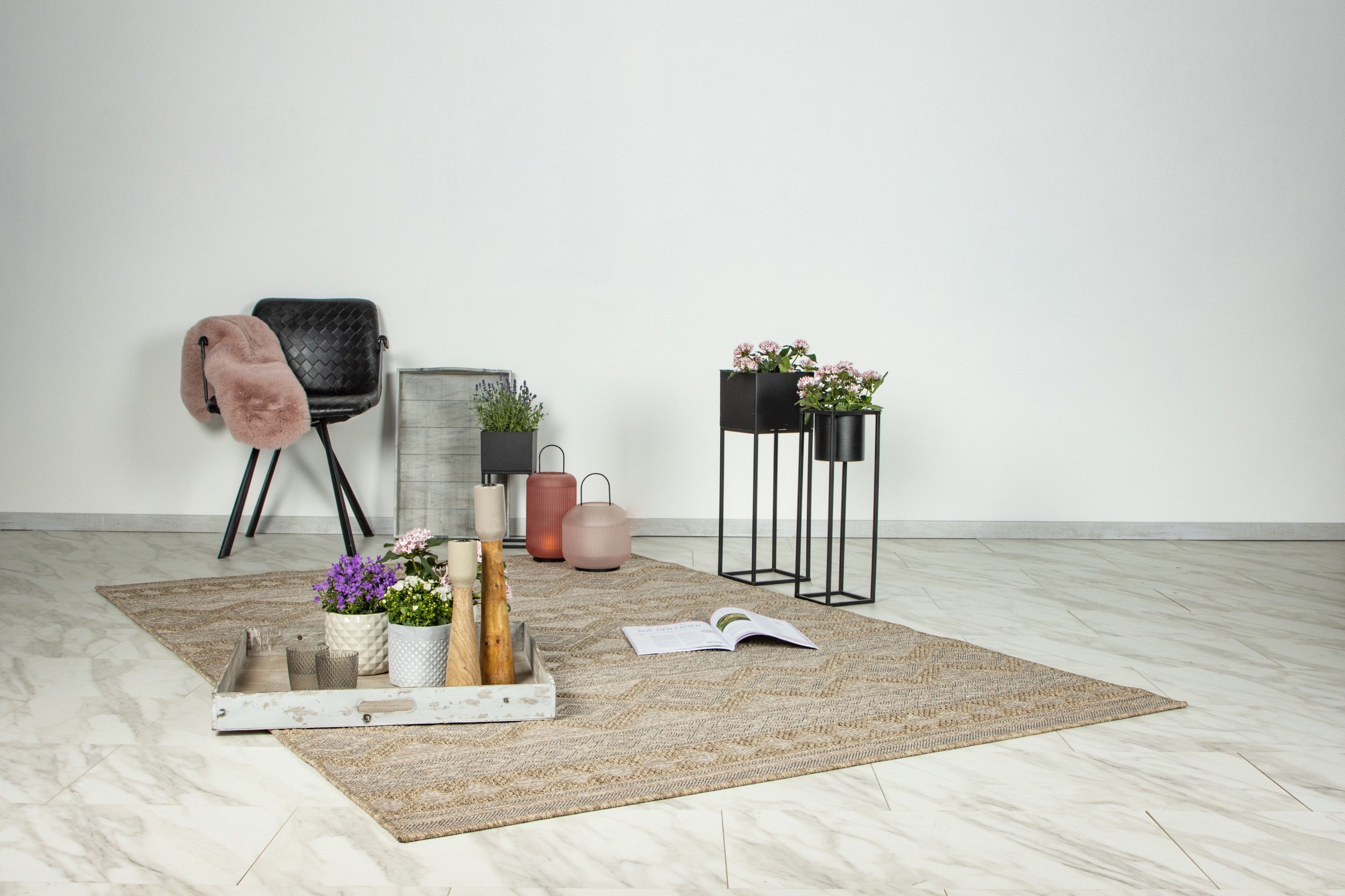 Kayoom Teppich Sindra 225, rechteckig, Höhe: 9 mm, Kurzflor