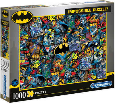 Clementoni® Puzzle Impossible Collection, Batman, 1000 Puzzleteile