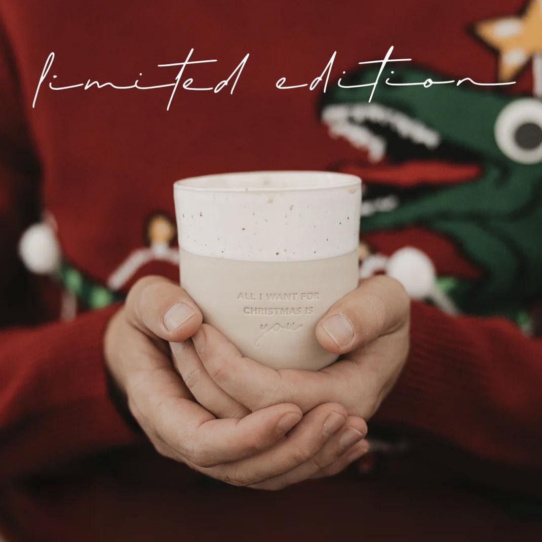 Eulenschnitt Tasse Becher All i want for Christmas (Limitierte Edition)