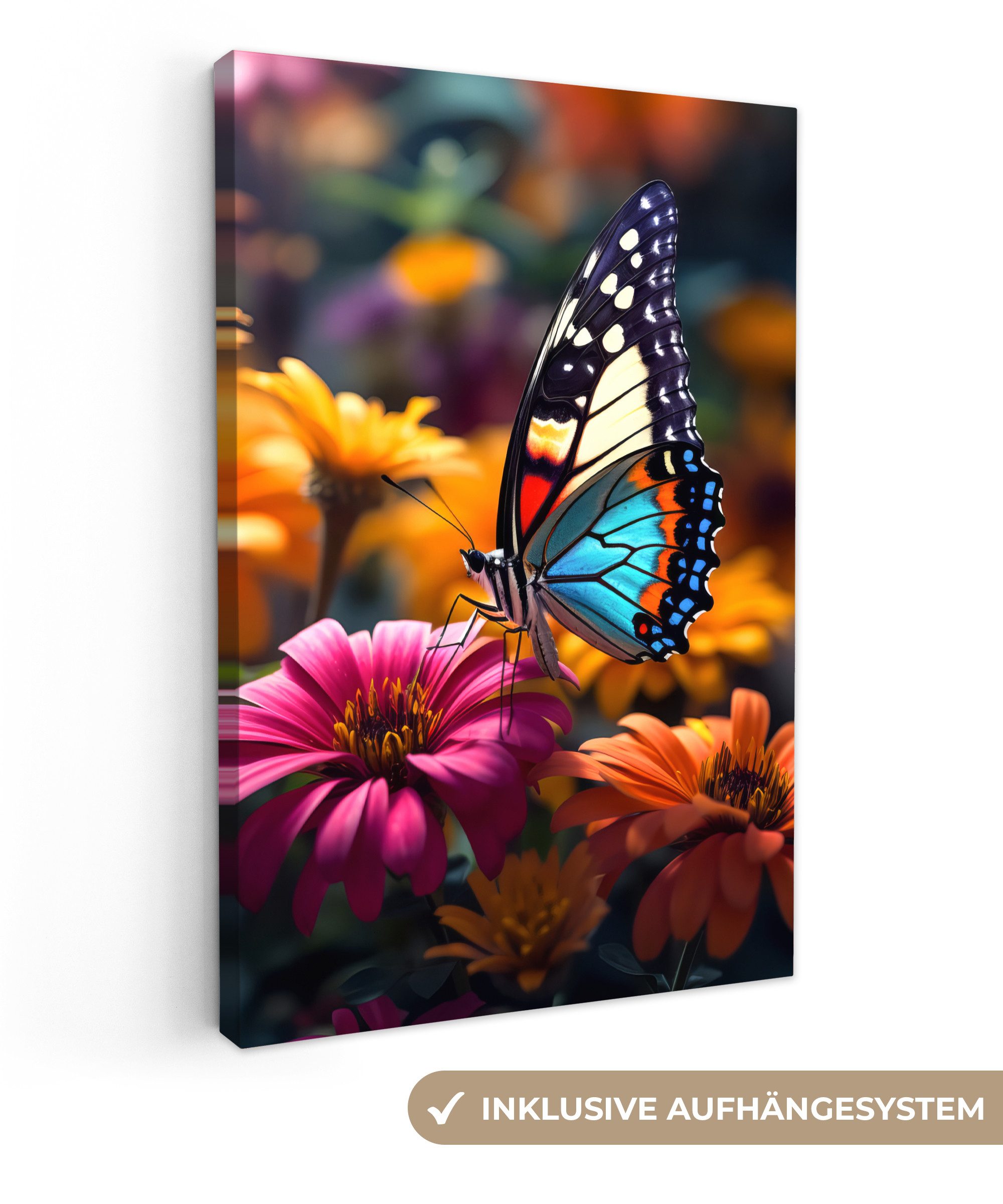 OneMillionCanvasses® Leinwandbild Schmetterling - Tier - günstig online kaufen