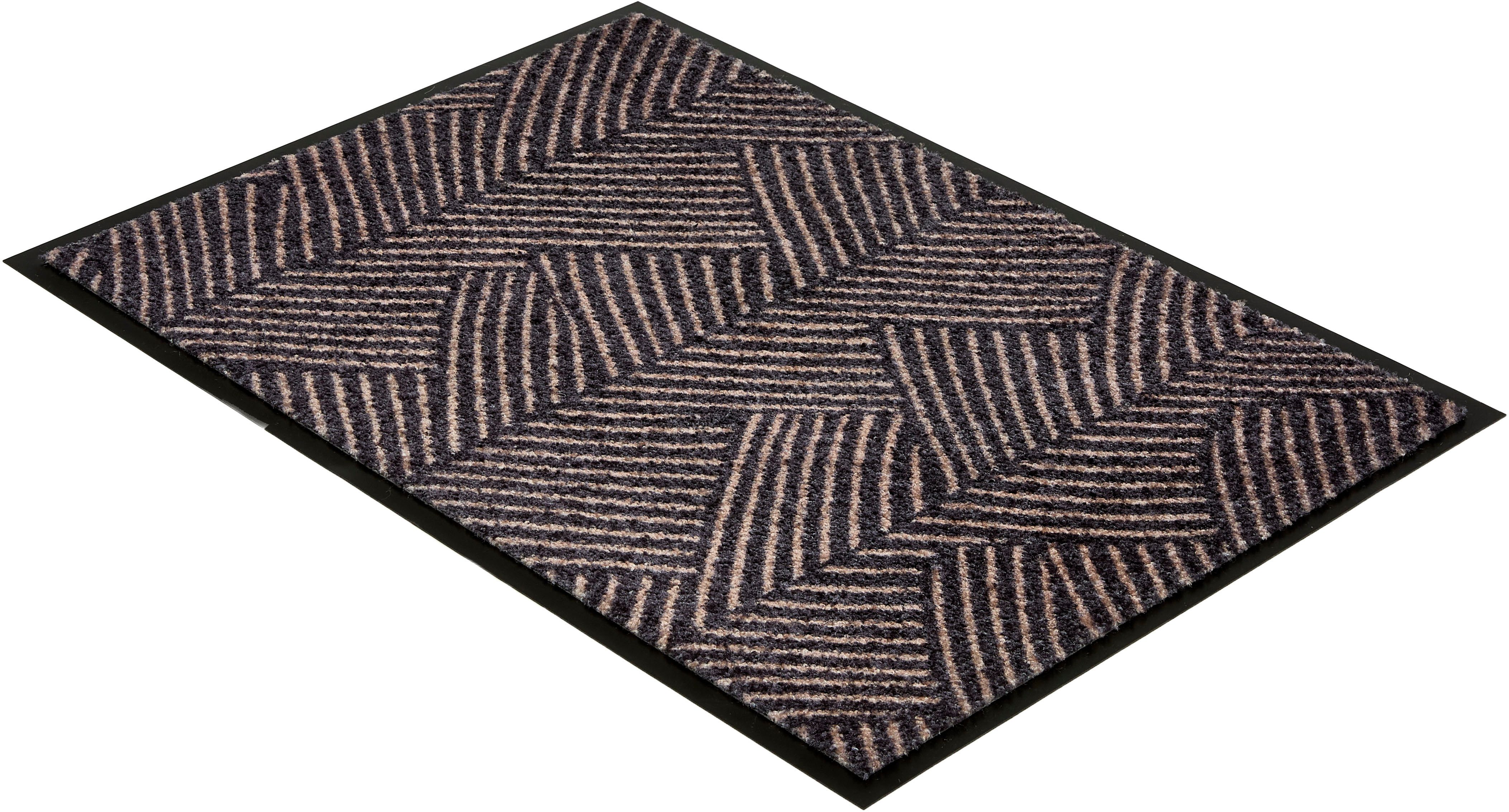 SCHÖNER WOHNEN-Kollektion Fußmatte Bellevue, rechteckig, Höhe: 8 mm, Türmatte, Schmutzfang, In und Outdoor, Sauberlauf, waschbar