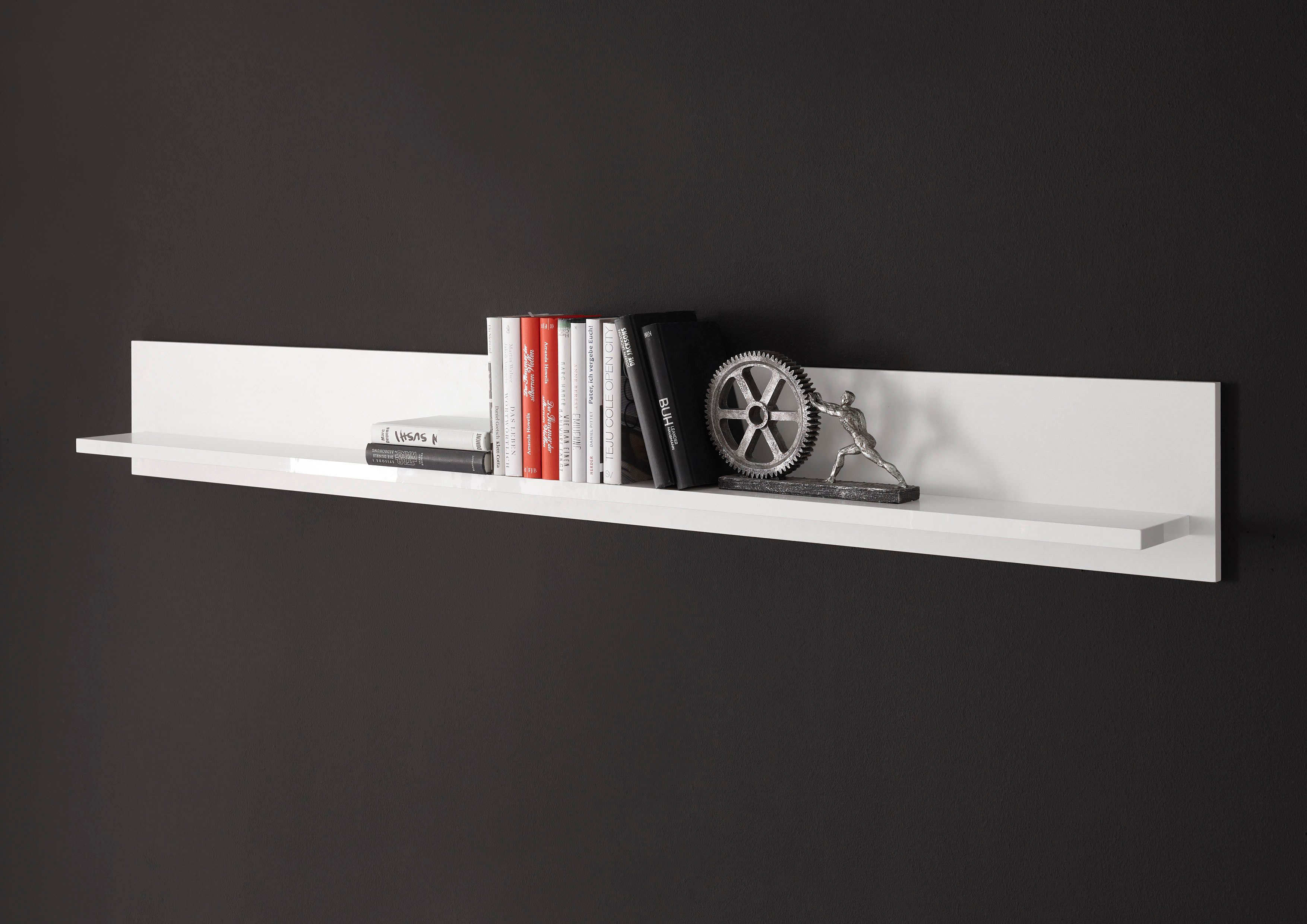 Home affaire Wandboard Daytona, modernes Wandregal, Wandhalter mit Ablagefläche, 183 cm breit, vielseitig einsetzbares Hängeregal