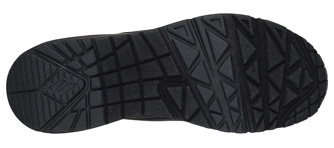 Skechers Uno - Easy Air Slip-On Sneaker, Schlupfschuh, Slipper, Plateausneaker mit Keilabsatz