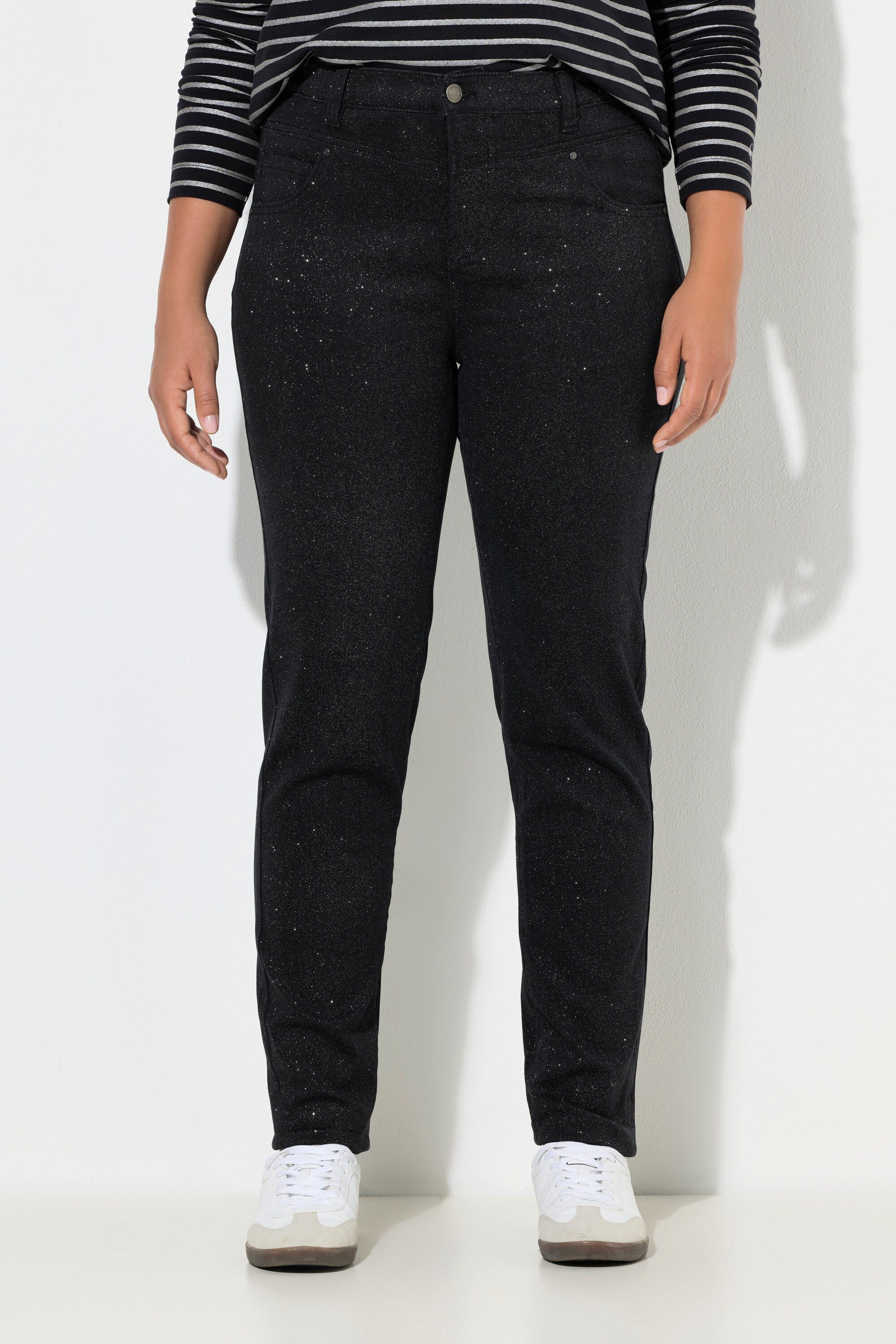 Röhrenjeans High Waist Jeans Slim