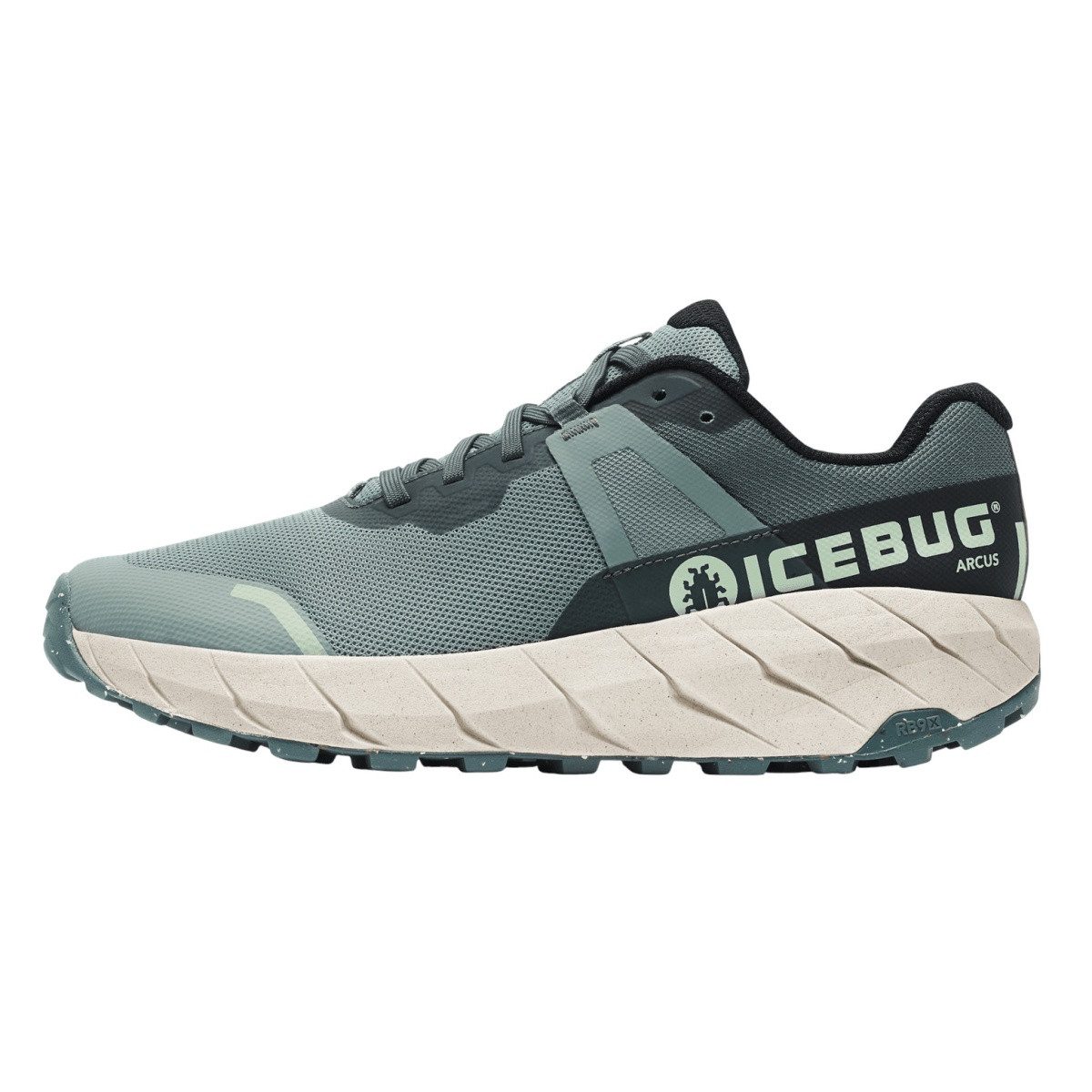 Icebug Arcus BUGrip (für lange Strecken, weit) grün/grau Herren Laufschuh
