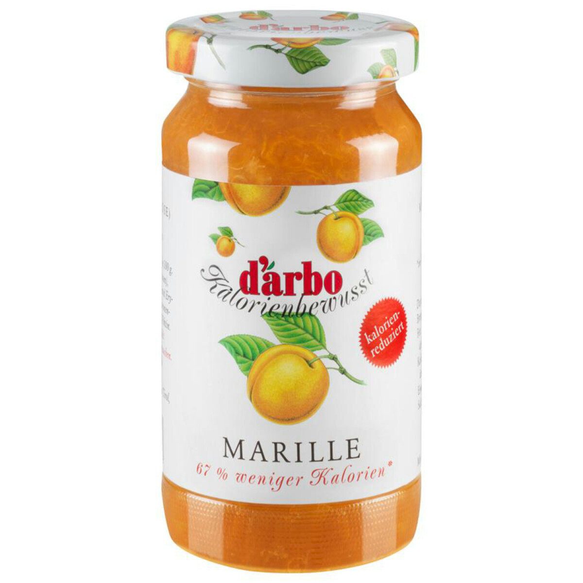 darbo Fruchtaufstrich, Darbo Marille Konfitüre mit Süßungsmitteln Kalorienbewusst 220g