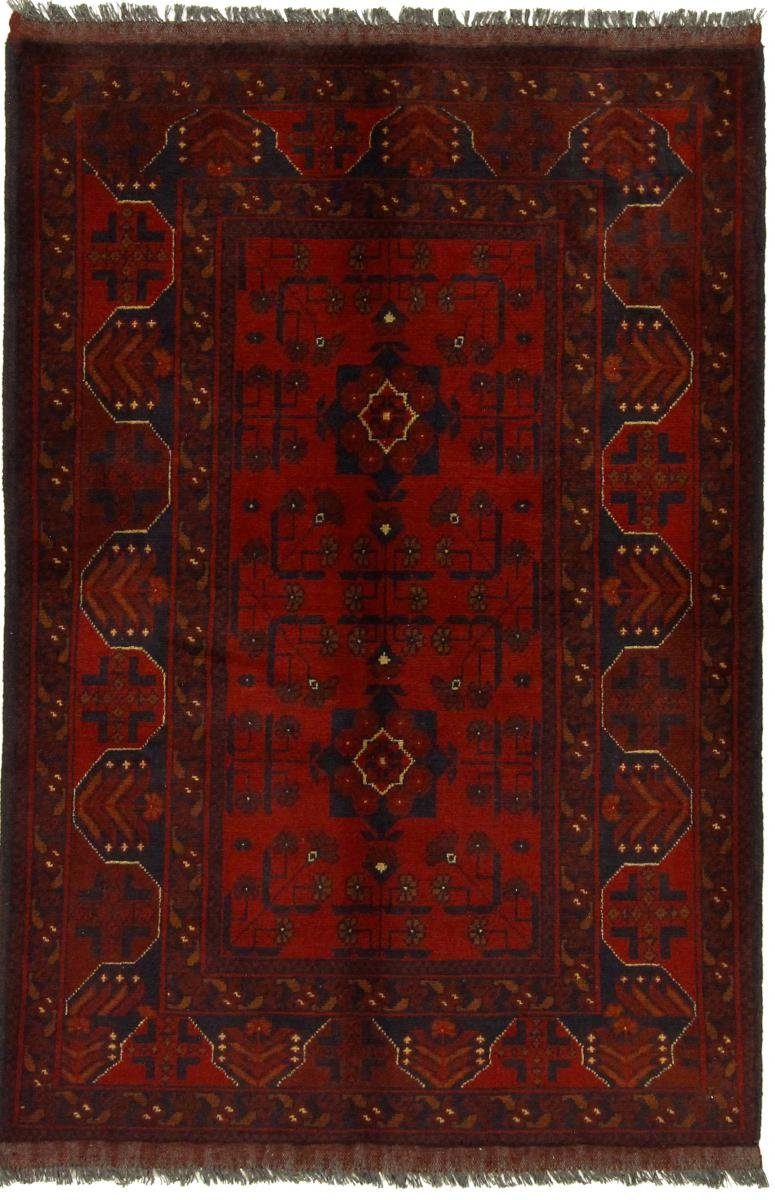 Orientteppich Khal Mohammadi 101x150 Handgeknüpfter Orientteppich, Nain Trading, rechteckig, Höhe: 6 mm