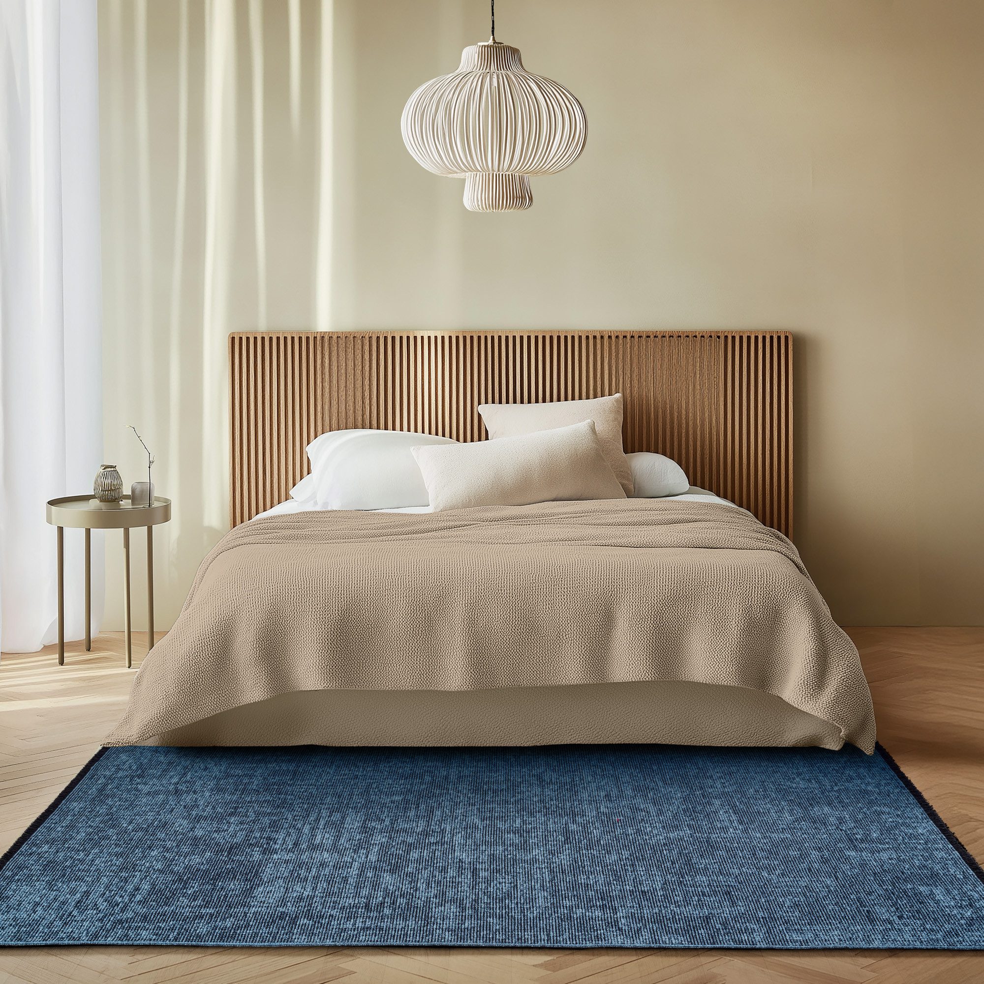 SIMPEX24 Teppich Boho Design, Rechteckig, Höhe: 7 mm, Baumwolle, Waschbarer günstig online kaufen