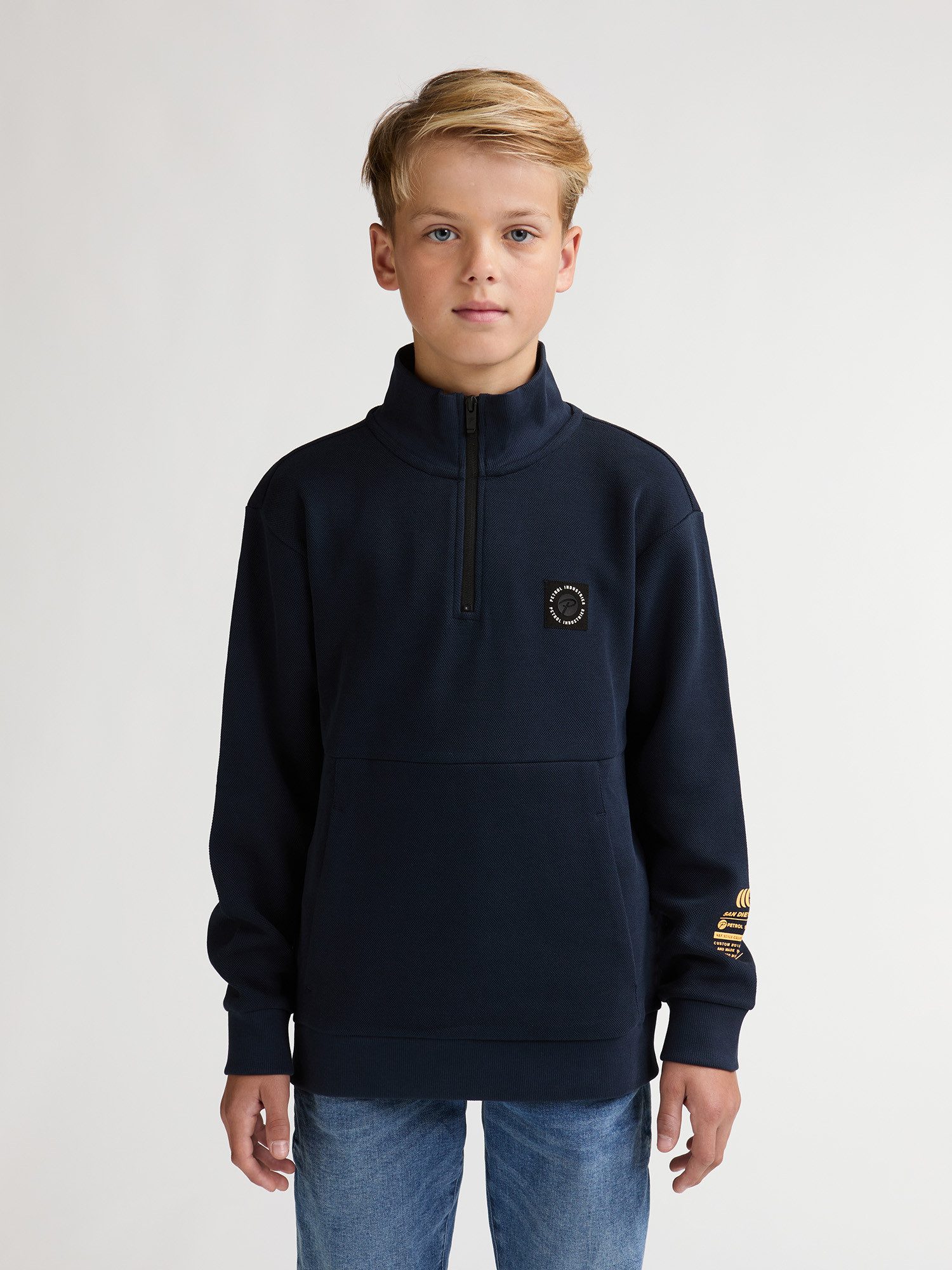 Petrol Industries Sweatshirt Hermosillo mit Half-Zip