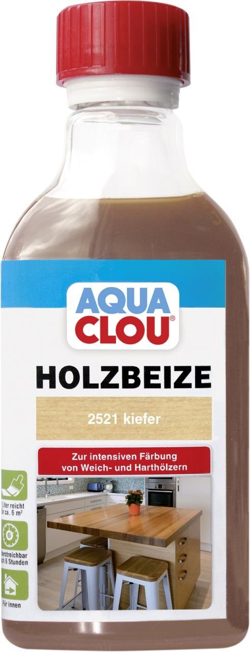 kiefer Aqua Holzbeize ml 250 Clou Holzbeize Clou Aqua