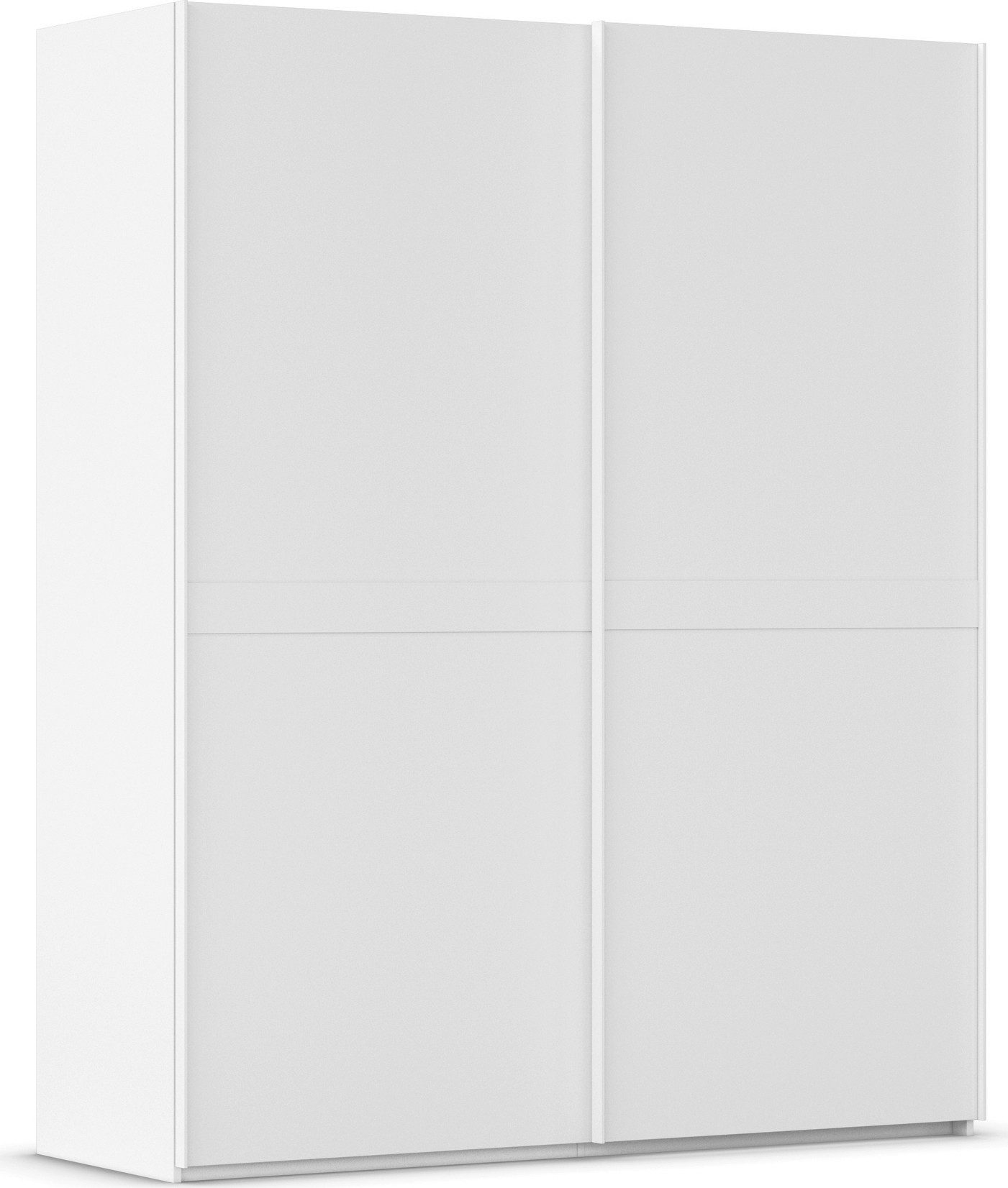 rauch Schwebetürenschrank Kleiderschrank Schrank Garderobe Schlafzimmerschrank SCALE-LINE edle Optik mit Bauchbinde in Korpusfarbe Dekorfront MADE IN GERMANY