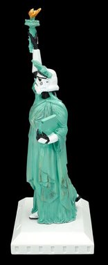 Figuren Shop GmbH Fantasy-Figur Stormtrooper Figur - What a Liberty - Dekofigur Freiheitsstatue