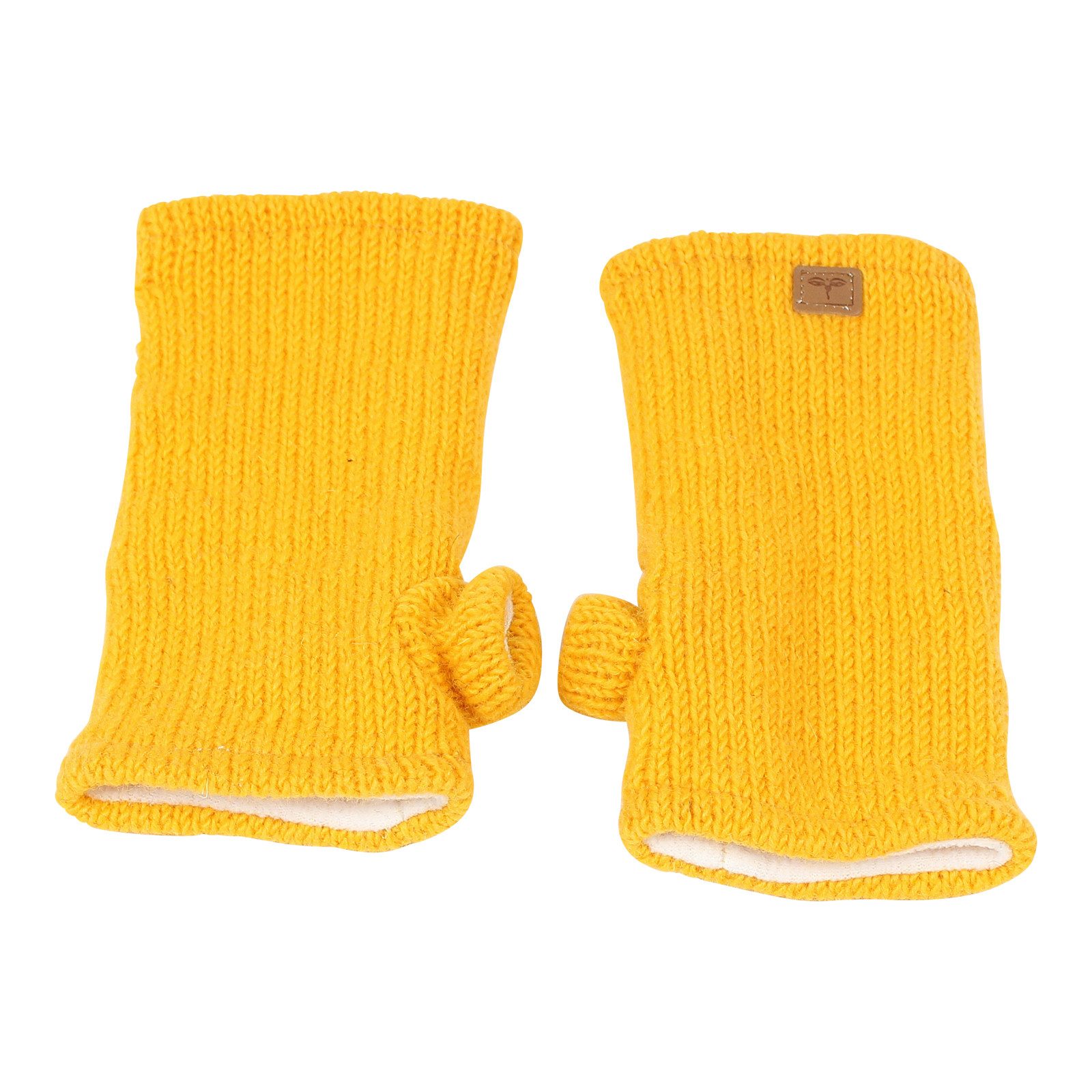 BUDDHA arts&more Armstulpen Pulswärmer Stulpen mit Daumen verschiedene Farben Handarbeit aus Nepal