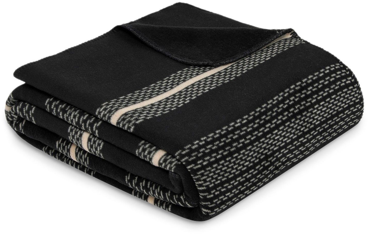 Wohndecke Wohndecke Cartagena, IBENA, in minimalistischem Streifendesign günstig online kaufen