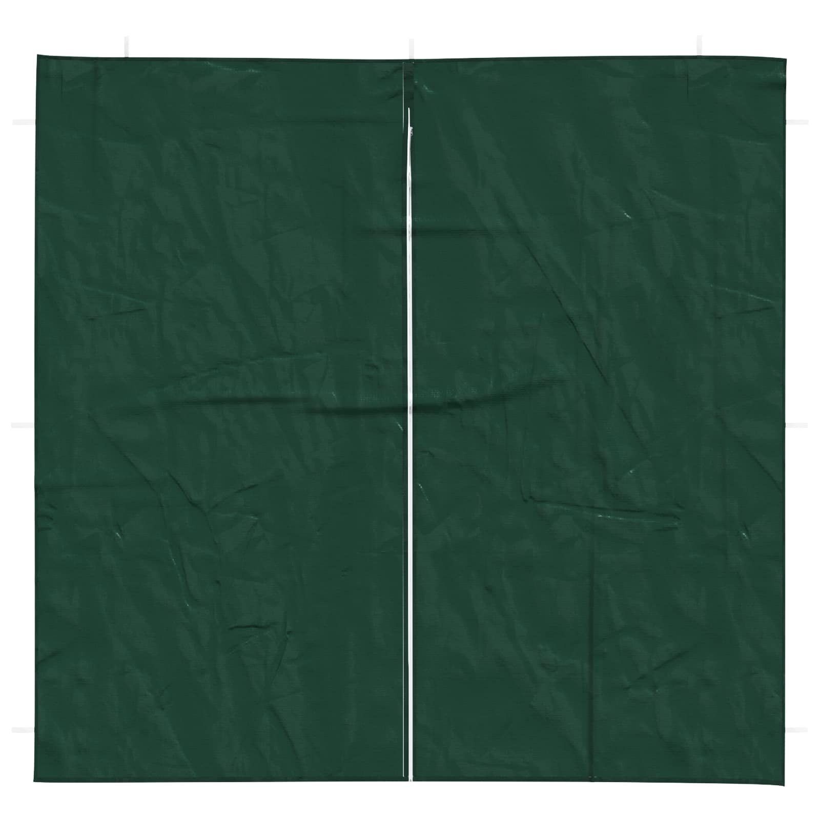 vidaXL Partyzelt Party Zelt Seitenteil 2 pcs Grün 200 x 195 cm PE und Stahl