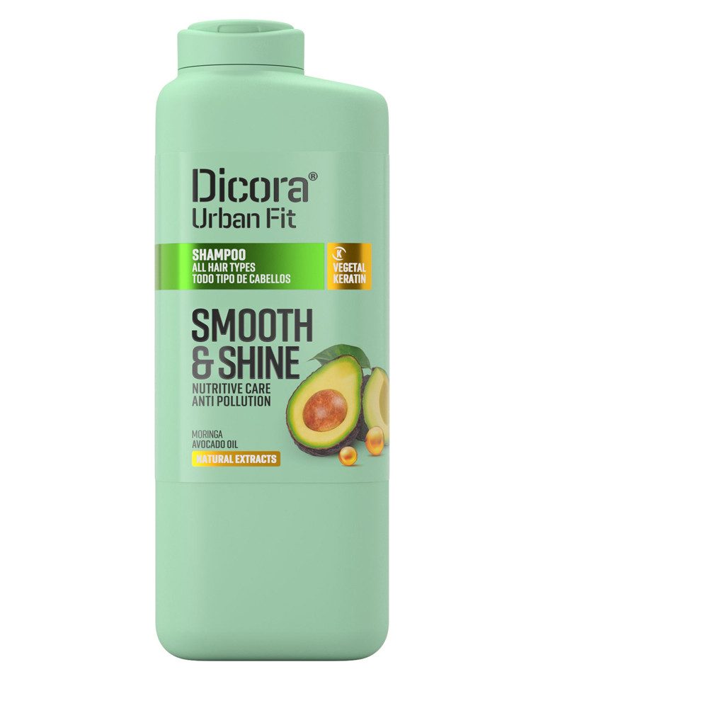Haarshampoo DICORA Shampoo für Glättung und Glanz mit Avocadoextrakt 400ml