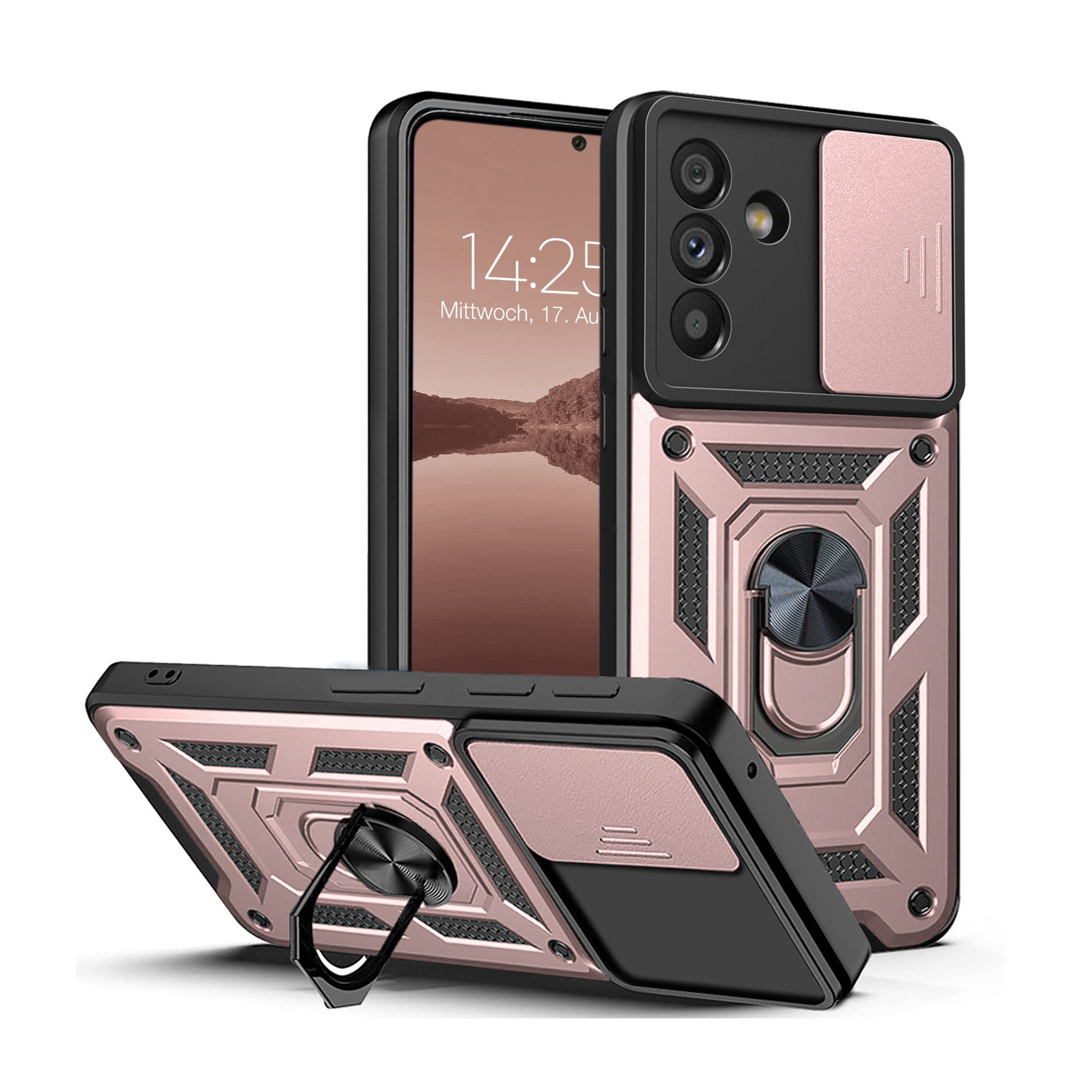 Tec-Expert Handyhülle Outdoor Cover Hülle für Samsung Galaxy A57 5G, Premium Hülle mit Kameraschutz aus verstärktem Polycarbonat