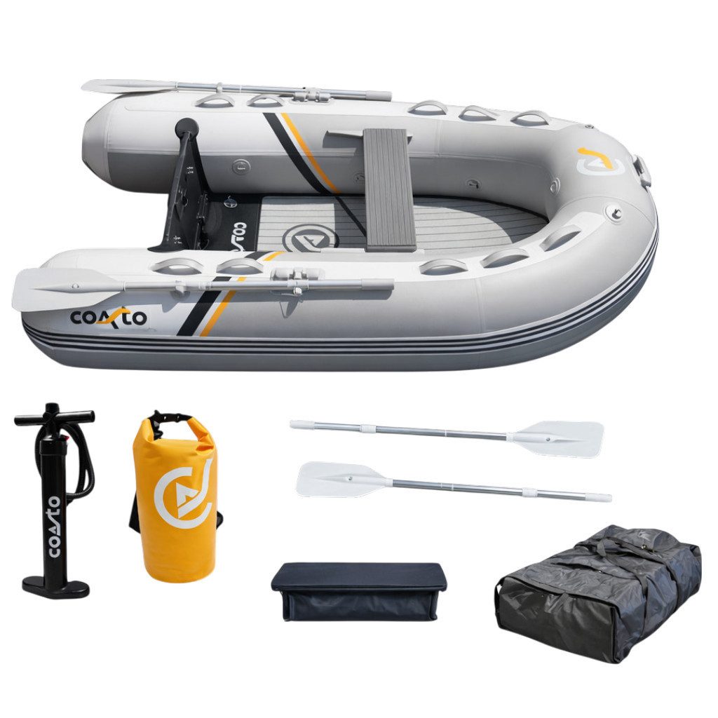 Dinghi COASTO Schlauchboot 248cm Dropstitch Beiboot Dingi Motorboot Ruderboot
