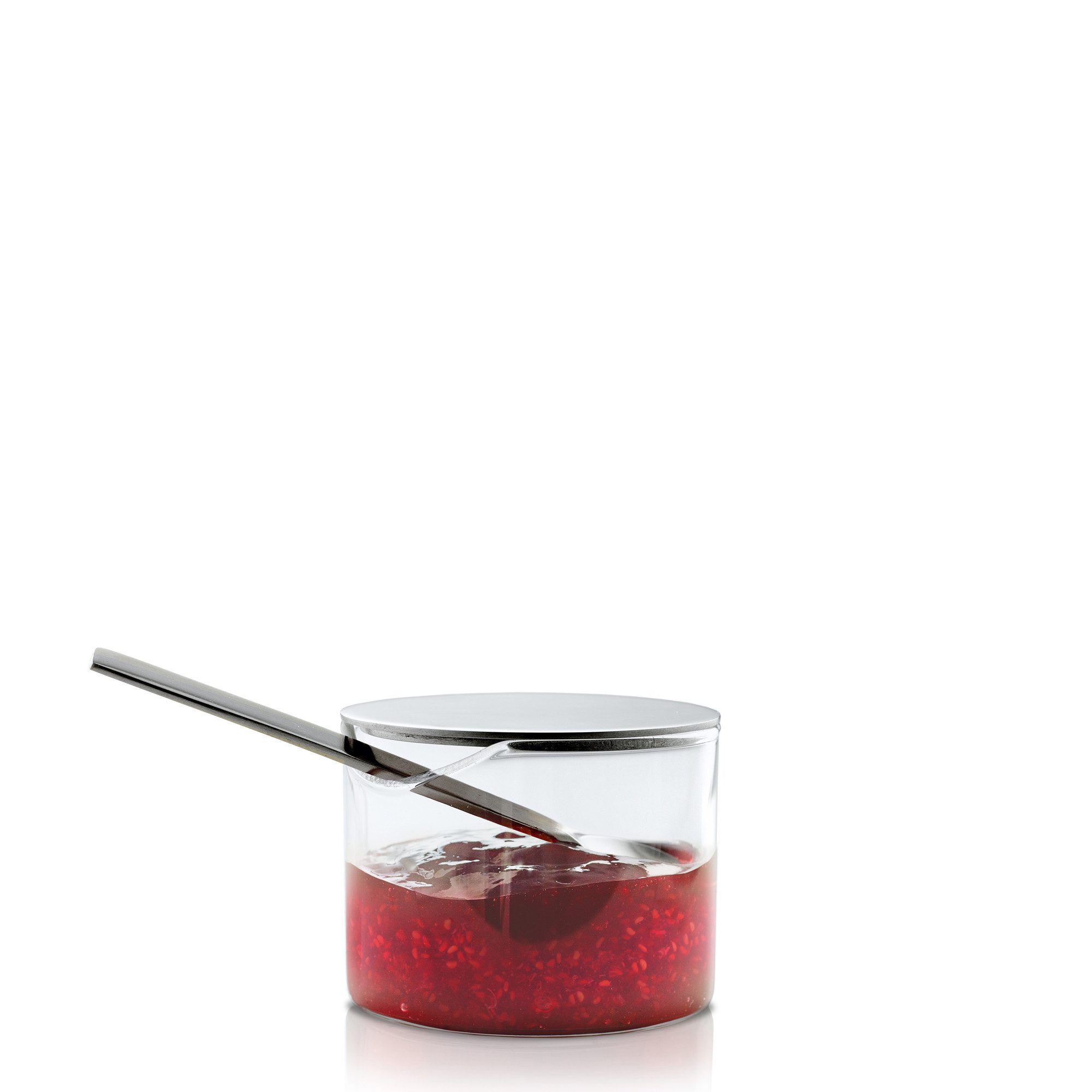 blomus Marmeladenglas -BASIC- Edelstahl Marmeladenglas: Zeitloses Design mit Löffelöffnung, Edelstahl, Edelstahl, Spülmaschinengeeignet, Zeitlos, Löffelöffnung, Rostfrei