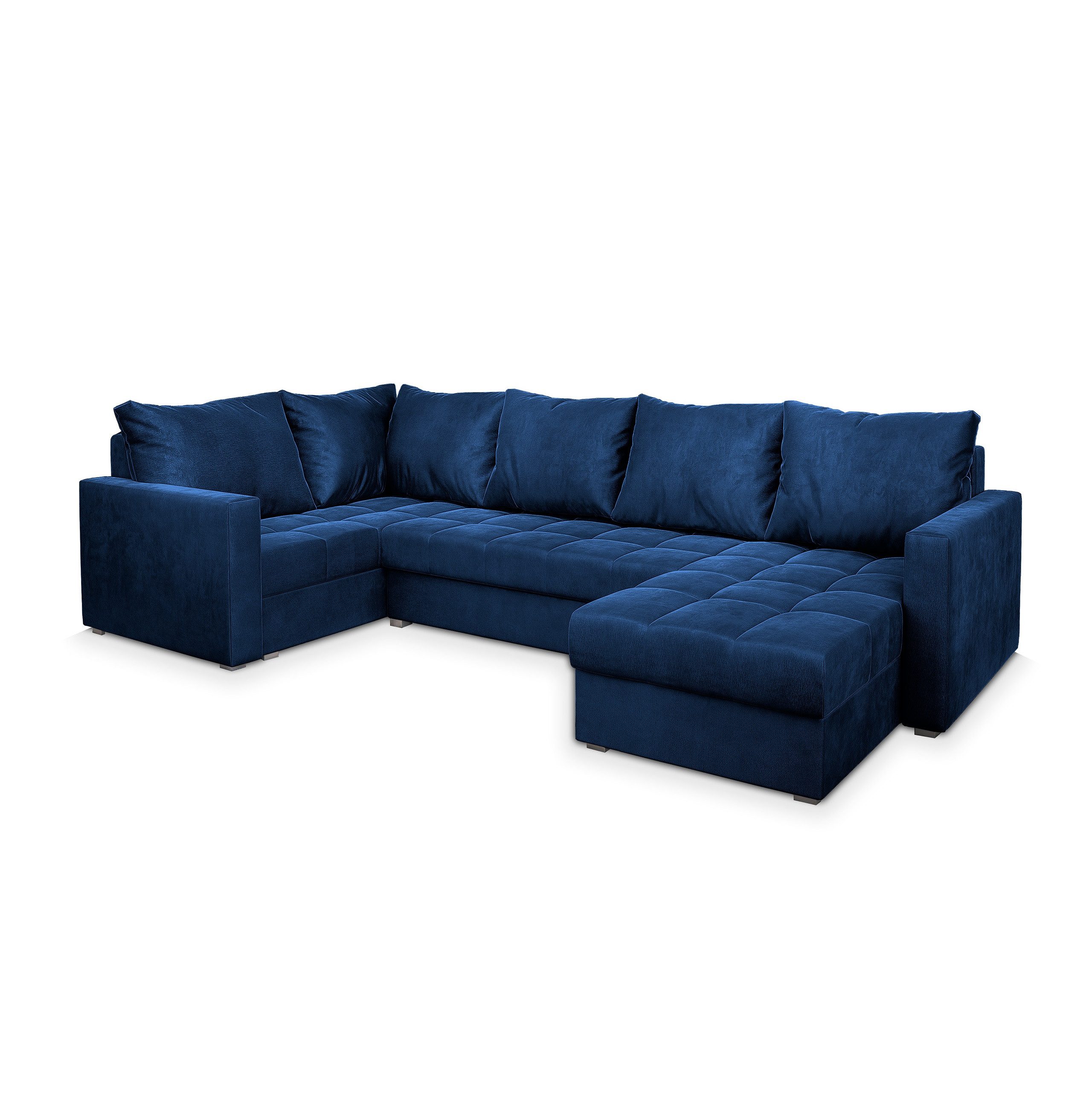 Masseno Ecksofa LORIVO mit Schlaffunktion U-Form, Sofa mit Bettkasten günstig online kaufen
