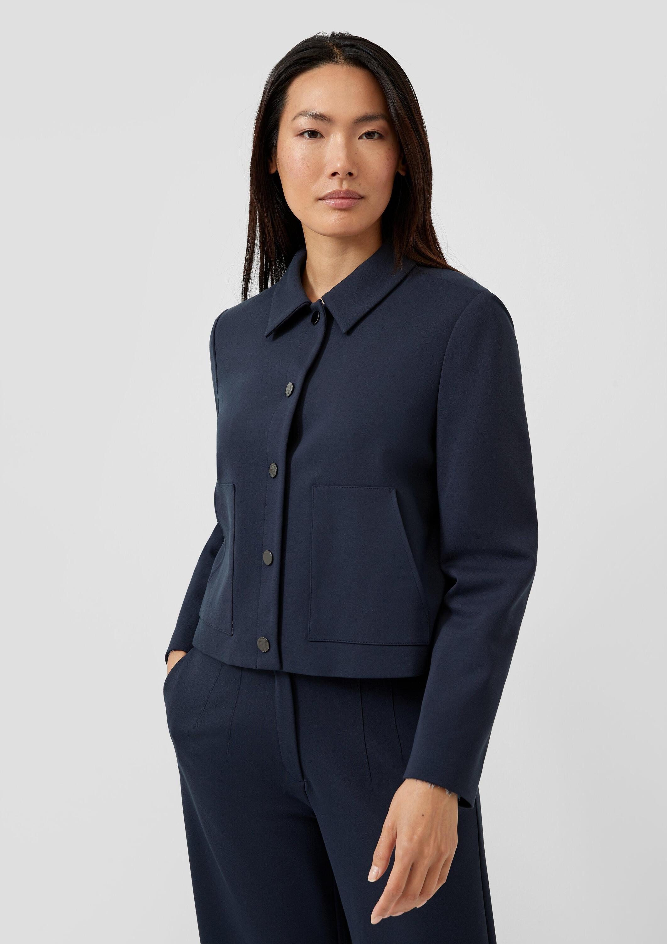 s.Oliver Funktionsjacke Indoor-Jacke Boxy-Jacke mit leichtem Futter und Hem günstig online kaufen