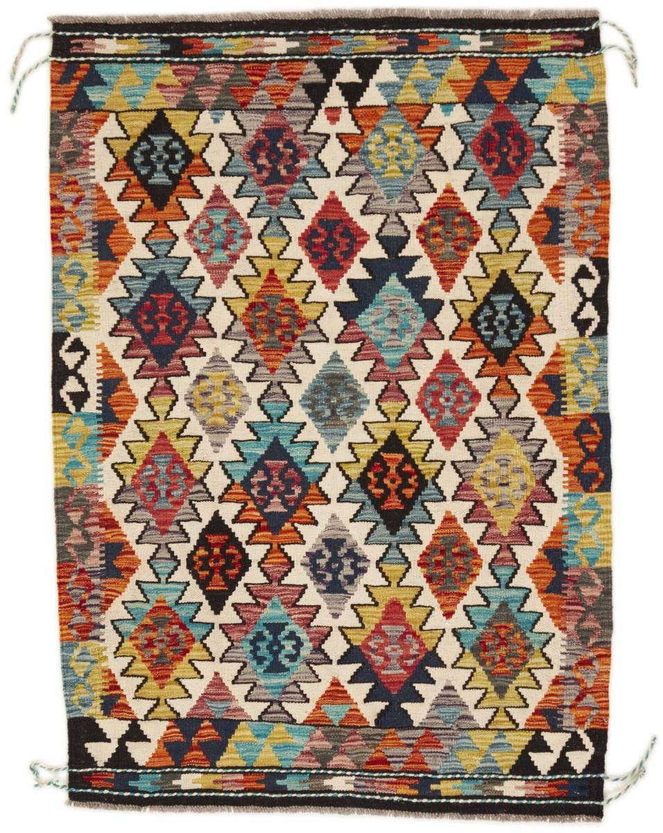 Orientteppich Kelim Afghan 103x146 Handgewebter Orientteppich, Nain Trading, rechteckig, Höhe: 3 mm