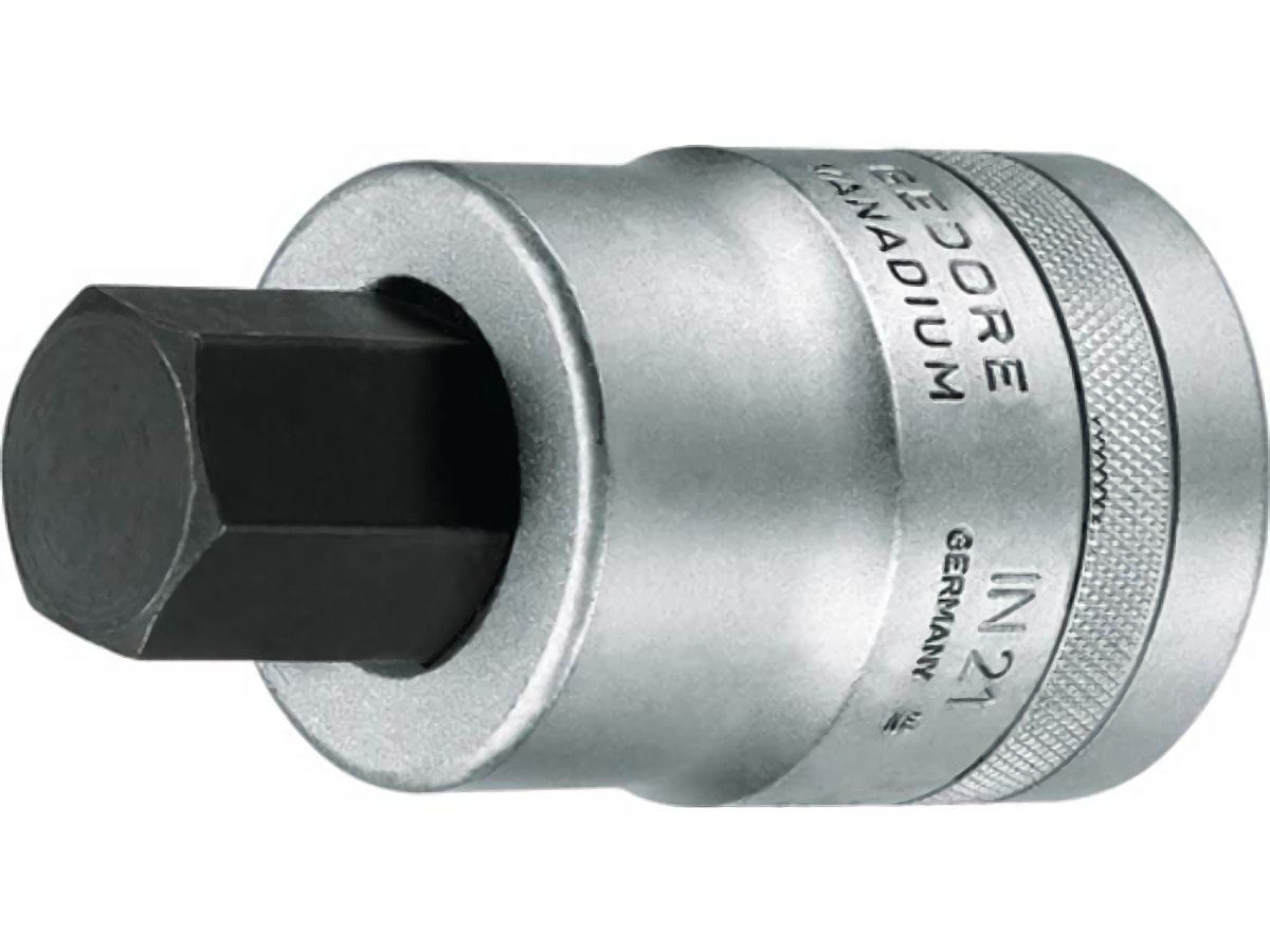 Gedore Steckschlüssel GEDORE 6181360 Steckschlüsseleinsatz IN 21 1 '' Innen-6-kant Schlüss