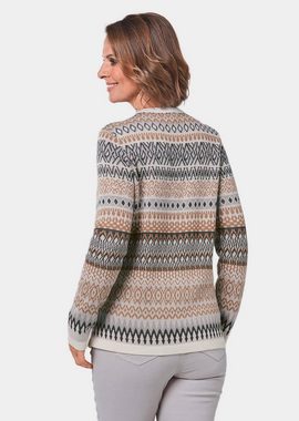 GOLDNER Strickpullover Zeitloser Norweger-Pullover