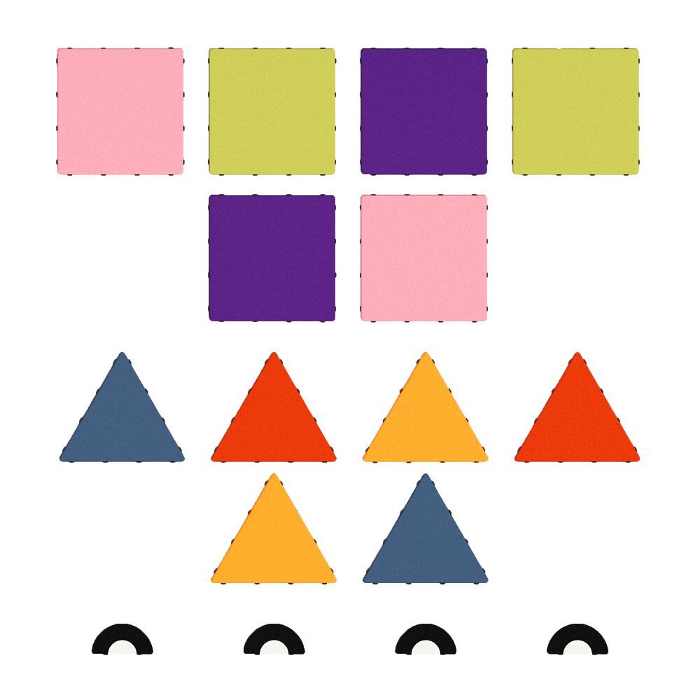 Tukluk Klettergerüst Mattenbausatz Kunterbunt, Für Grundschule und Kindergarten