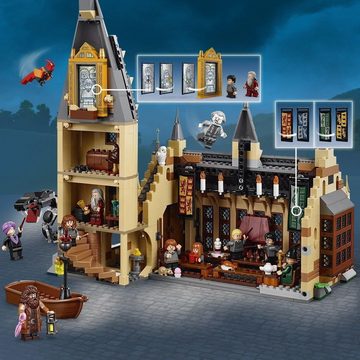 LEGO® Konstruktionsspielsteine Harry Potter Große Halle von Hogwarts, Geschenk für Zauberwelt-Fans, (Geschenk Weihnachten, Geburtstag, Frauen Männer Kinder, 878 St., Baukasten Erwachsene, Kinder Sale), Bausteine Konstruktionssteine, Bausatz, Spielzeug, Klemmbausteine