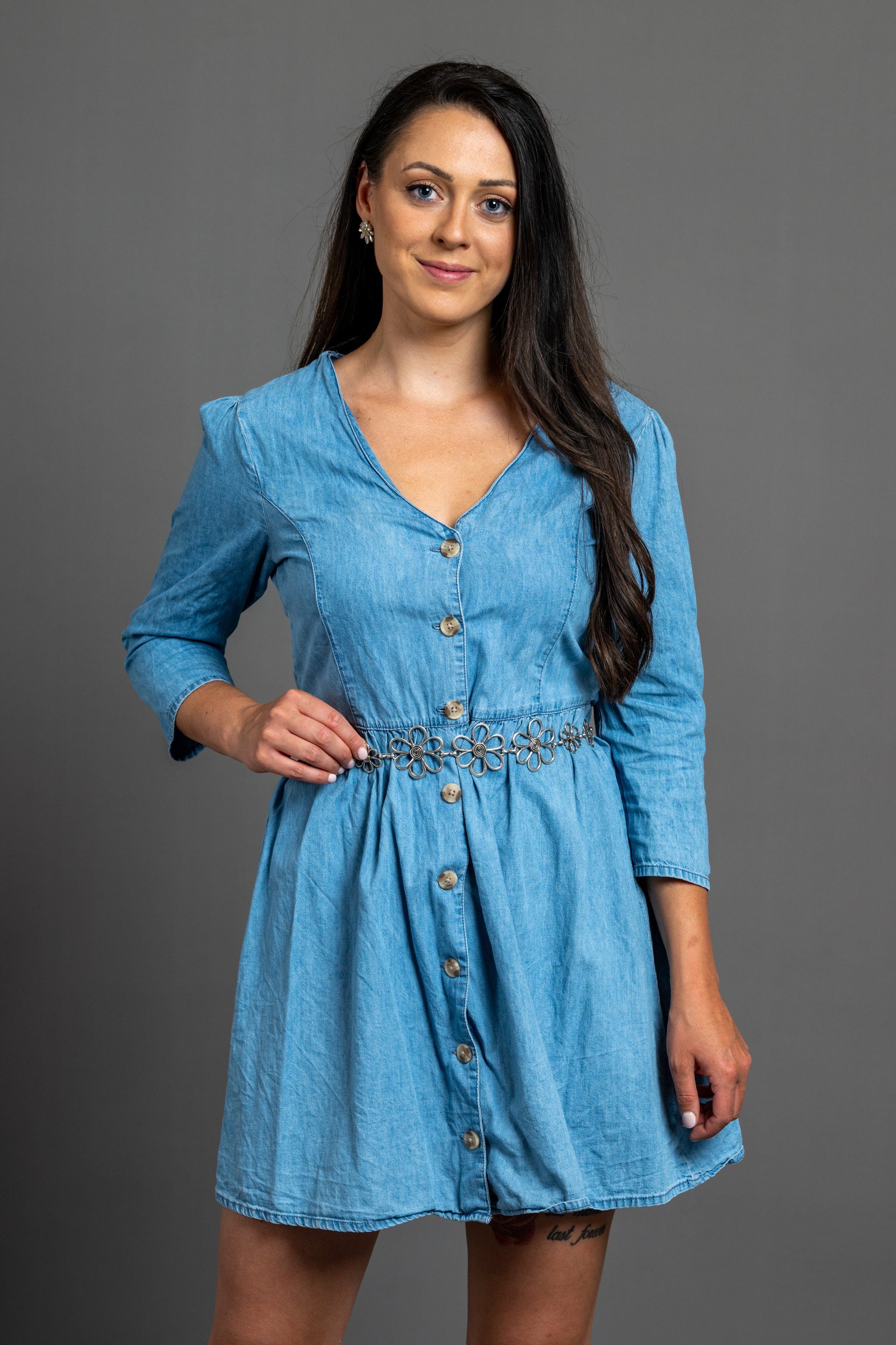 COLLEZIONE ALESSANDRO Kettengürtel Emma mit Blumen und Blüten