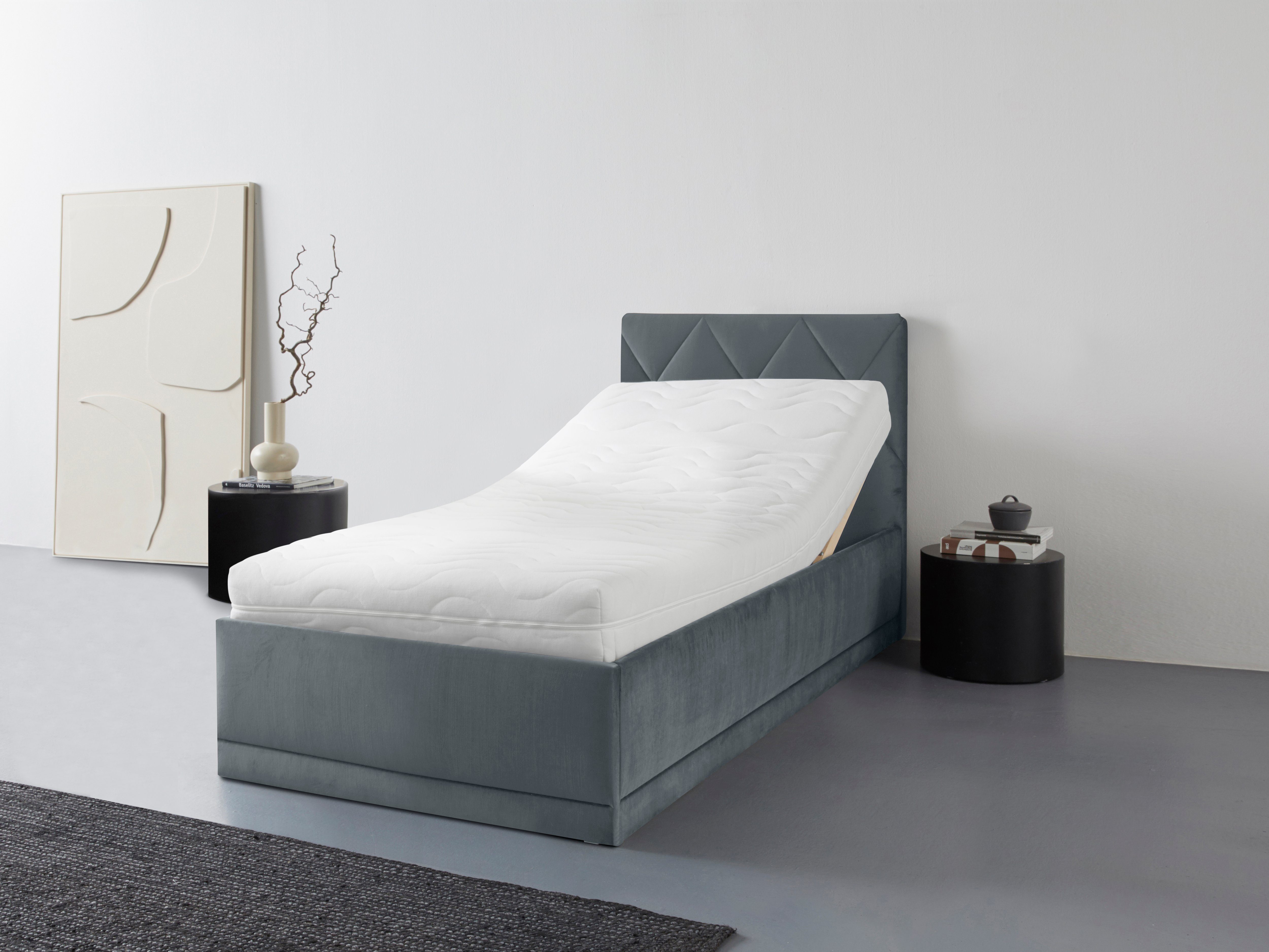 Westfalia Schlafkomfort Polsterbett "Adamas" auch mit Bettkasten, Knopfheft günstig online kaufen