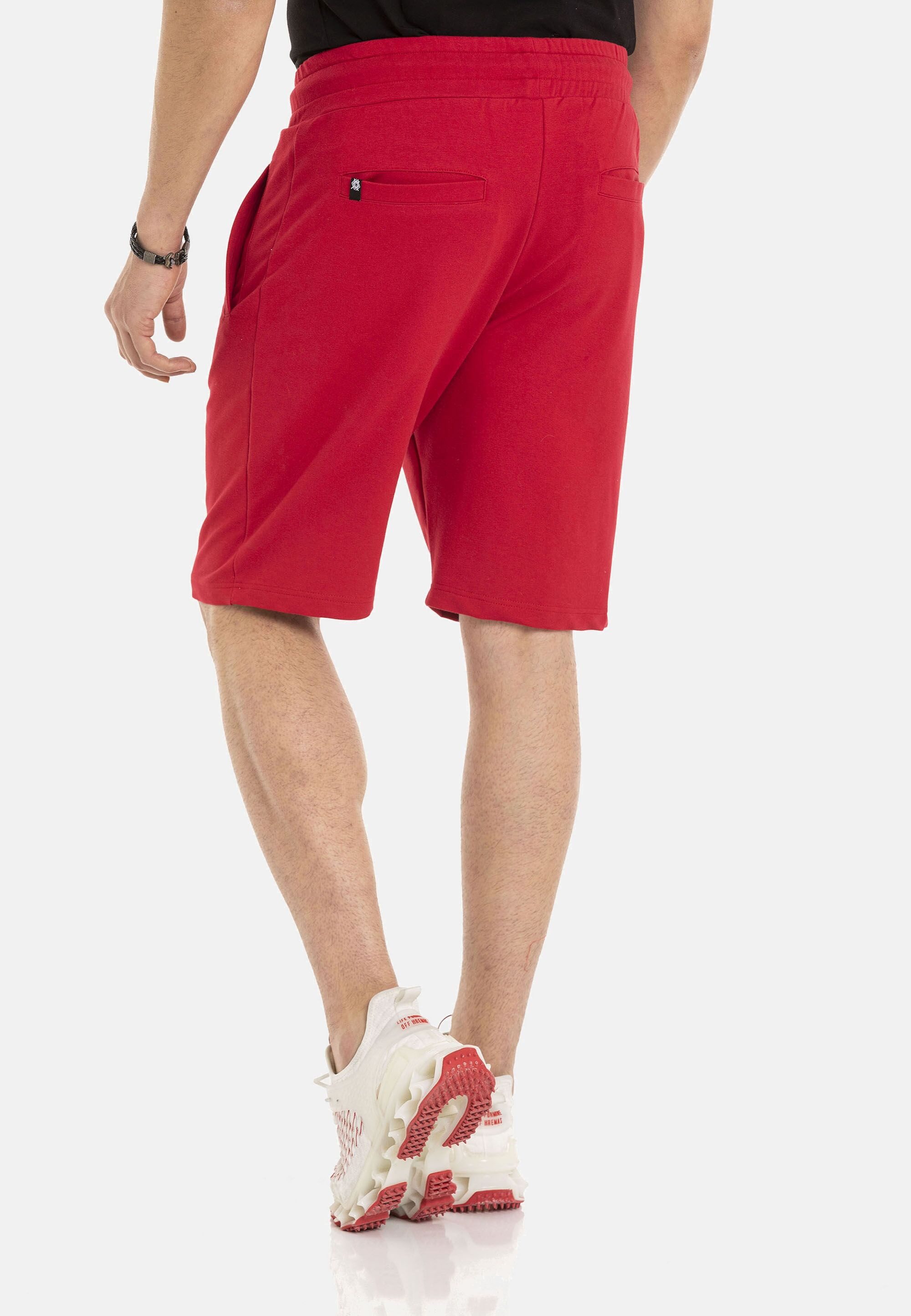 Cipo & Baxx Stoffhose Shorts elastischer Bund mit Kordelzug – Bild 3 von 5